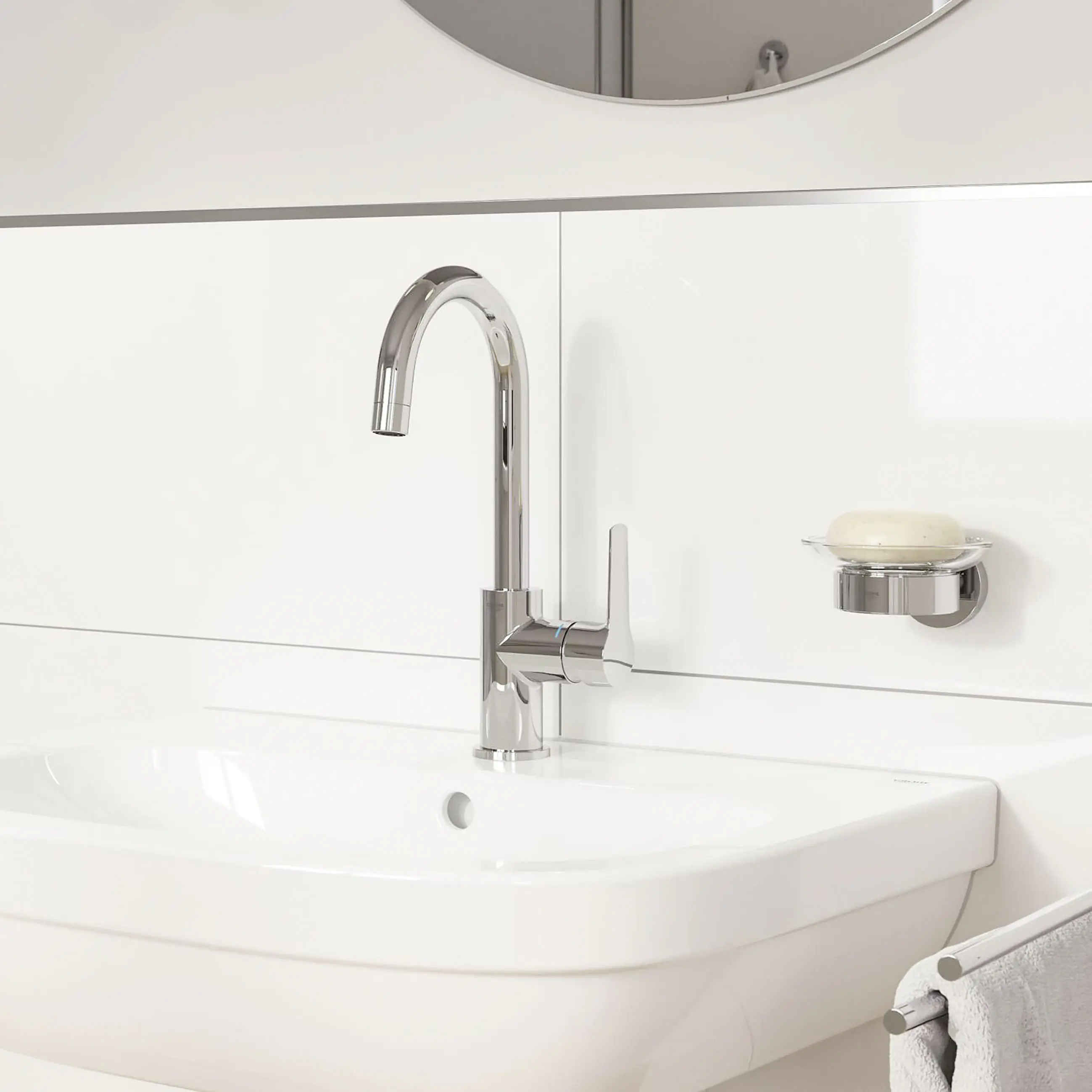 Grohe Quickfix Waschtischarmatur Start L-Size, verchromt