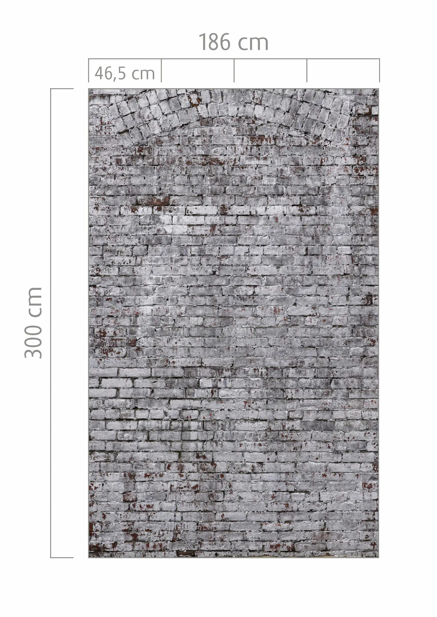 Rasch Vlies Fototapete 940947 Grau Muster & Motive 3 m x 1,86 m