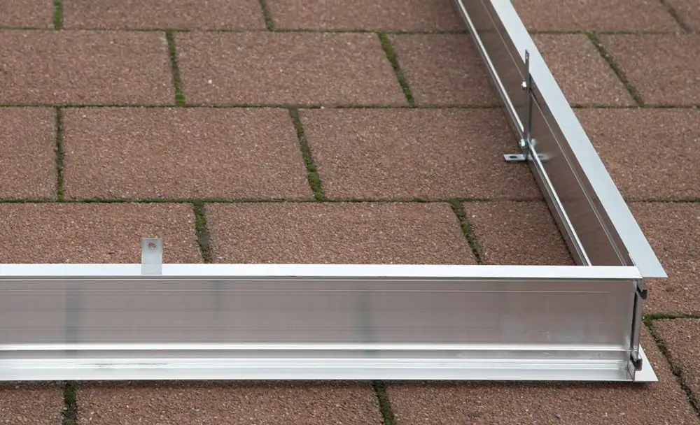 Gutta Fundamentrahmen F4 Aluminium 300 x 230 cm