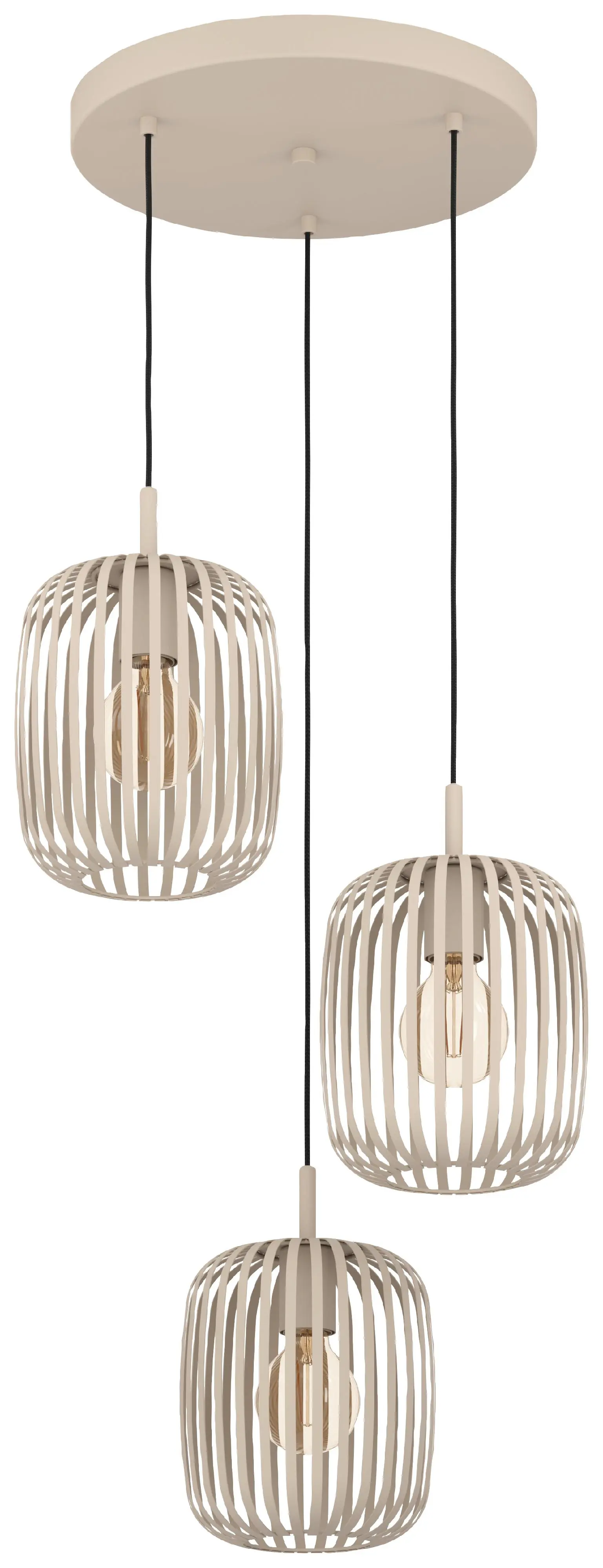 Eglo Hängeleuchte Romazzina sand rund 46 x 110 cm