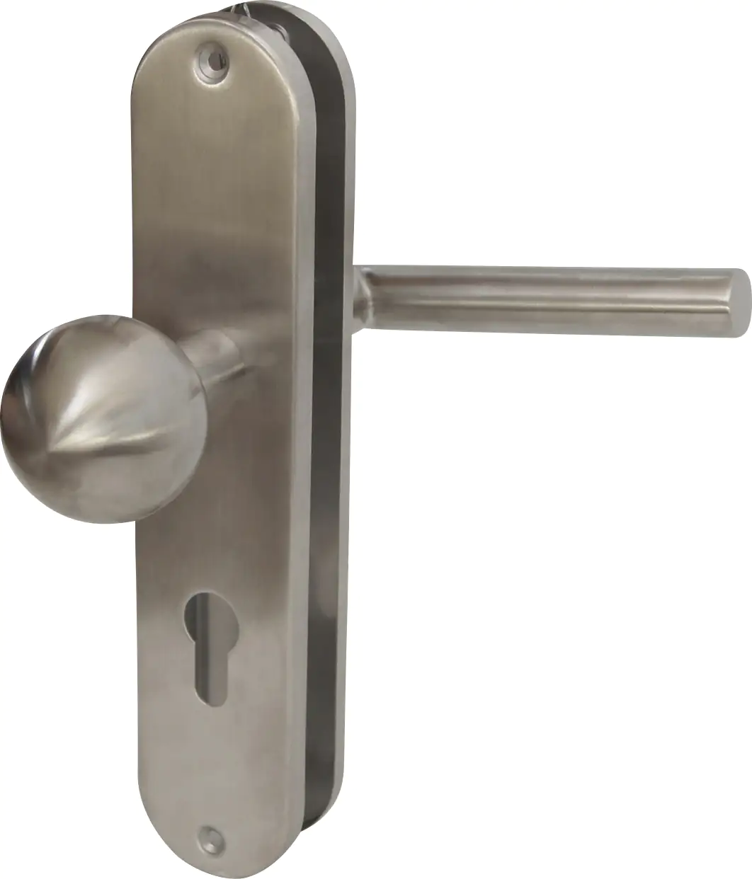 Alpertec Renovierungsgarnitur Conte Edelstahl silber abgerundet