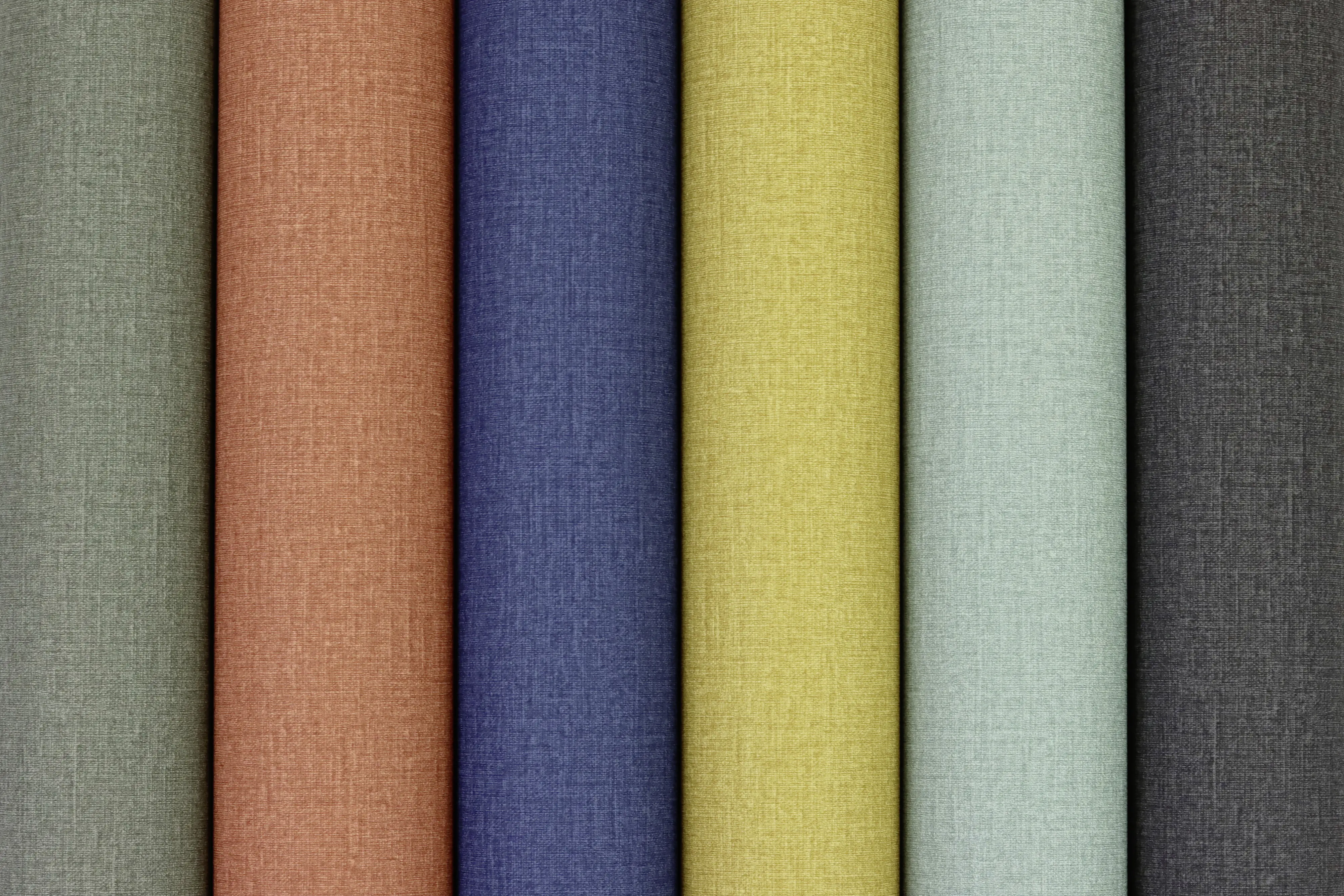 Rasch Vliestapete 555943 Lirico, Textilstruktur grün, 10,05 x 0,53 m