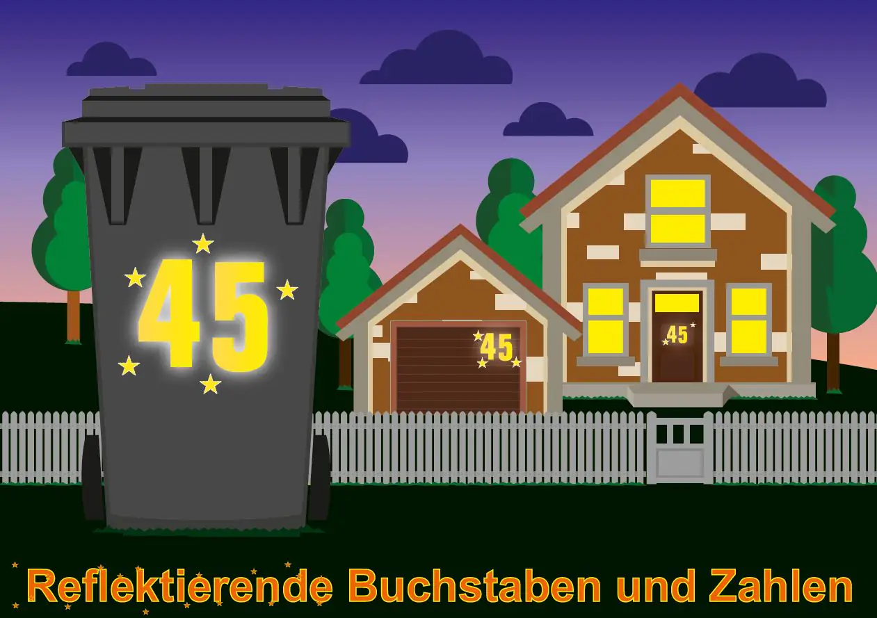 Conacord Reflektierender Klebebuchstabe Z gelb "Z"