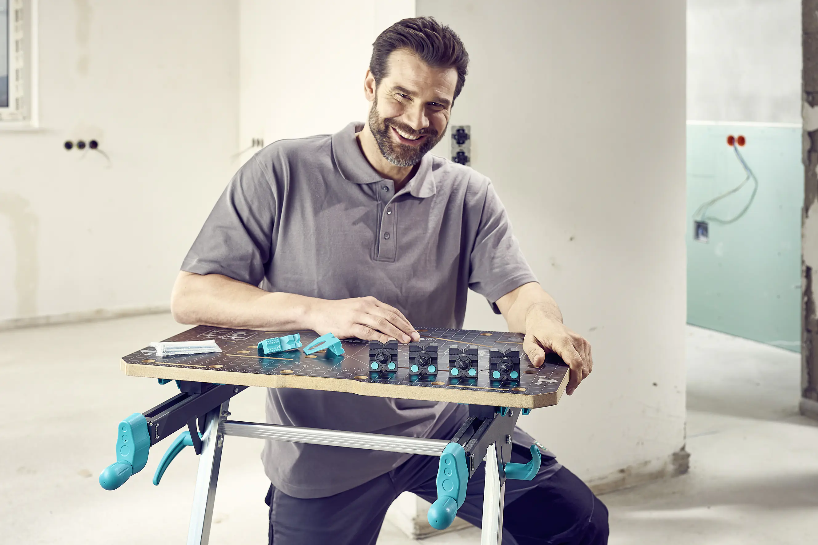 Wolfcraft Maschinen- und Spanntisch Master 750 Ergo höhenverstellbar Wolfcraft Maschinen- und Spanntisch Master 750 Ergo höhenverstellbar