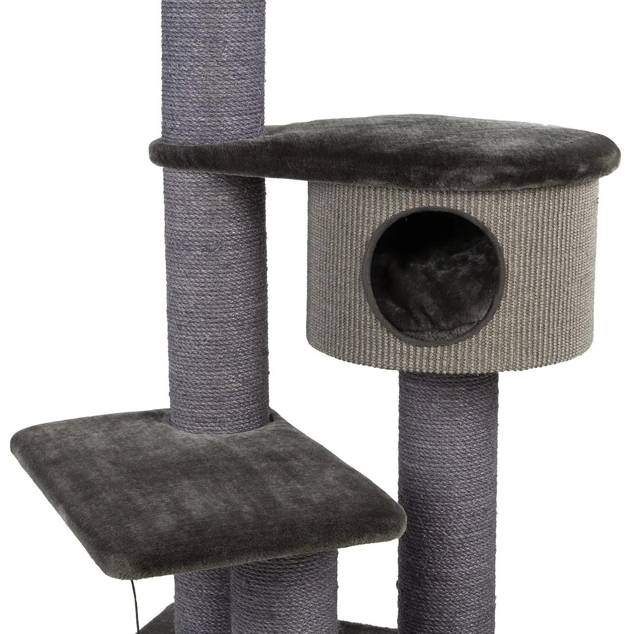 4038374116016_4 CanadianCat Kratzbaum Coony 130 H 131 cm grau