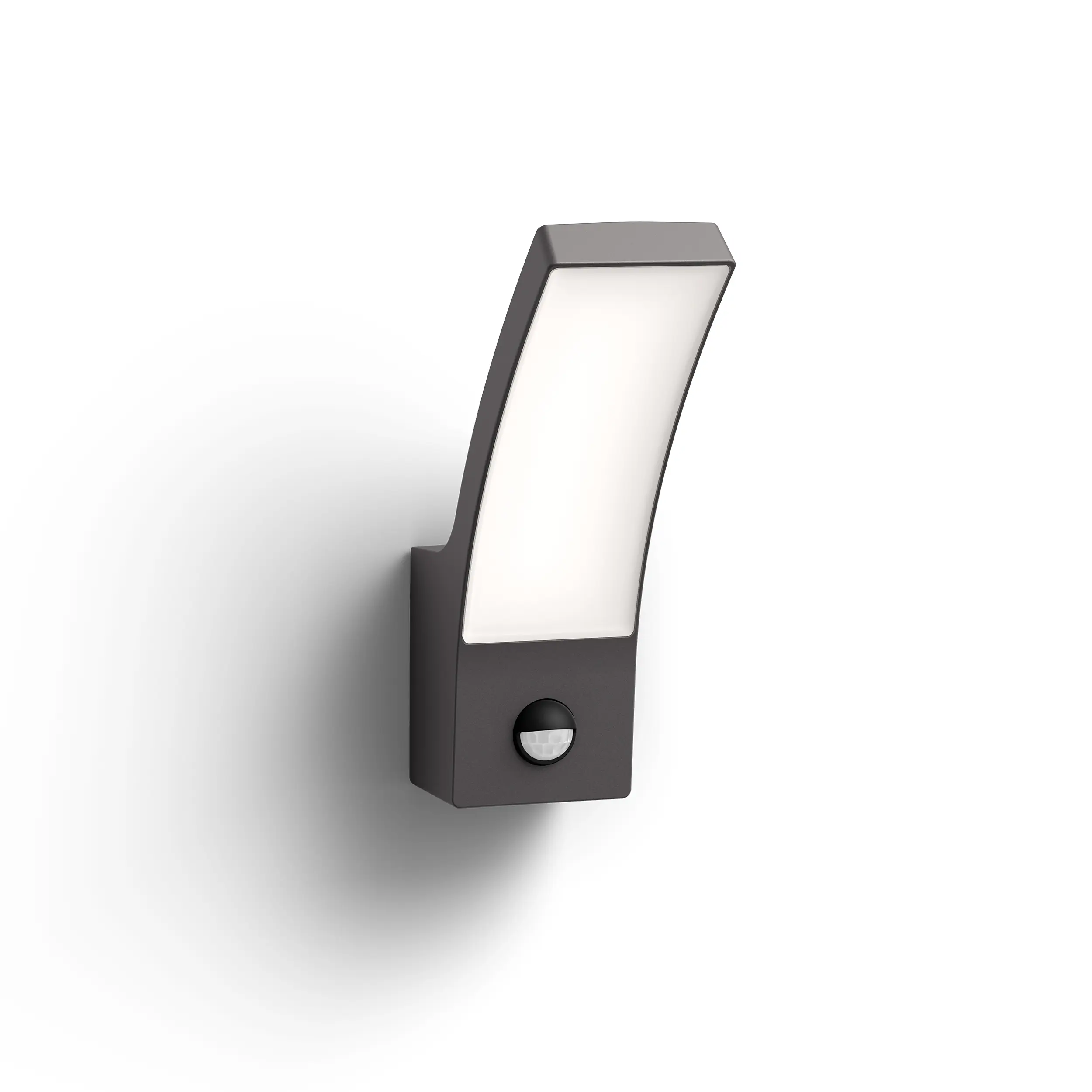 Philips LED Außenwandleuchte Splay anthrazit mit Bewegungssensor warmweiß Philips LED Außenwandleuchte Splay anthrazit mit Bewegungssensor warmweiß