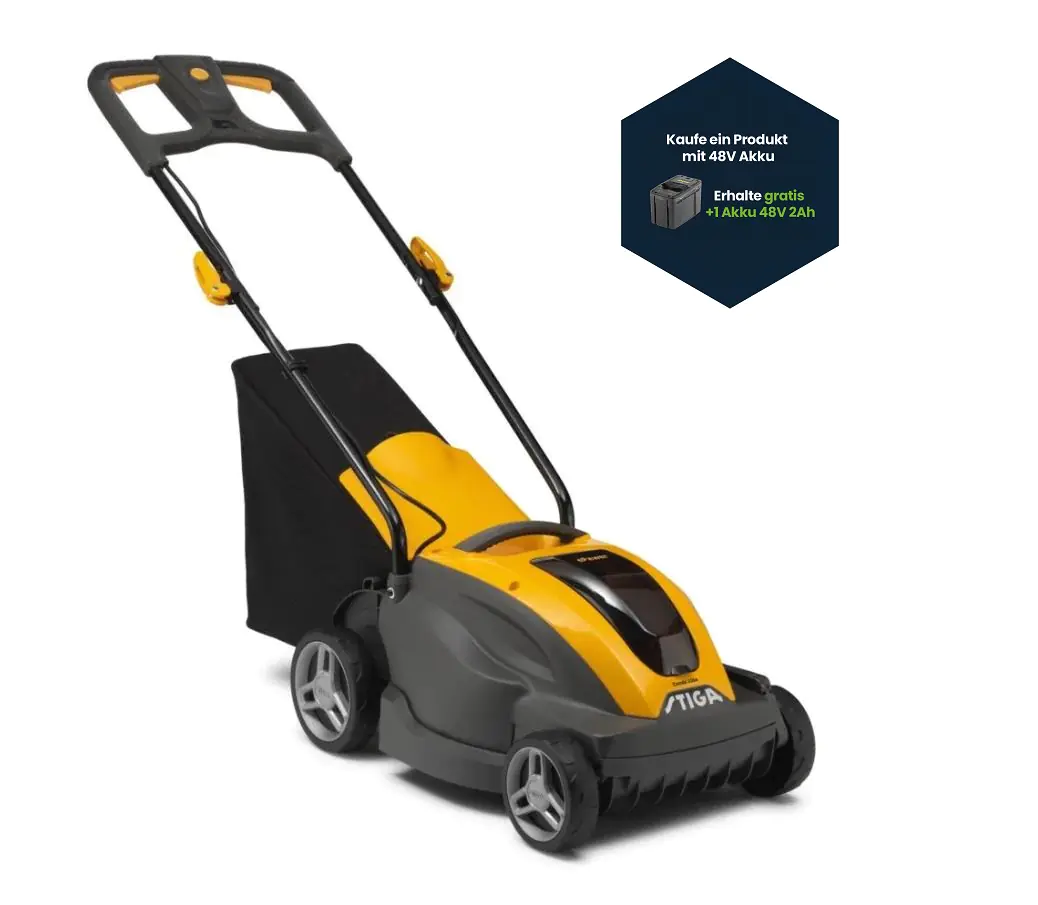 Stiga Akku Rasenmäher COMBI 336e 48 V, 34 cm Schnittbreite Stiga Akku Rasenmäher COMBI 336e 48 V, 34 cm Schnittbreite