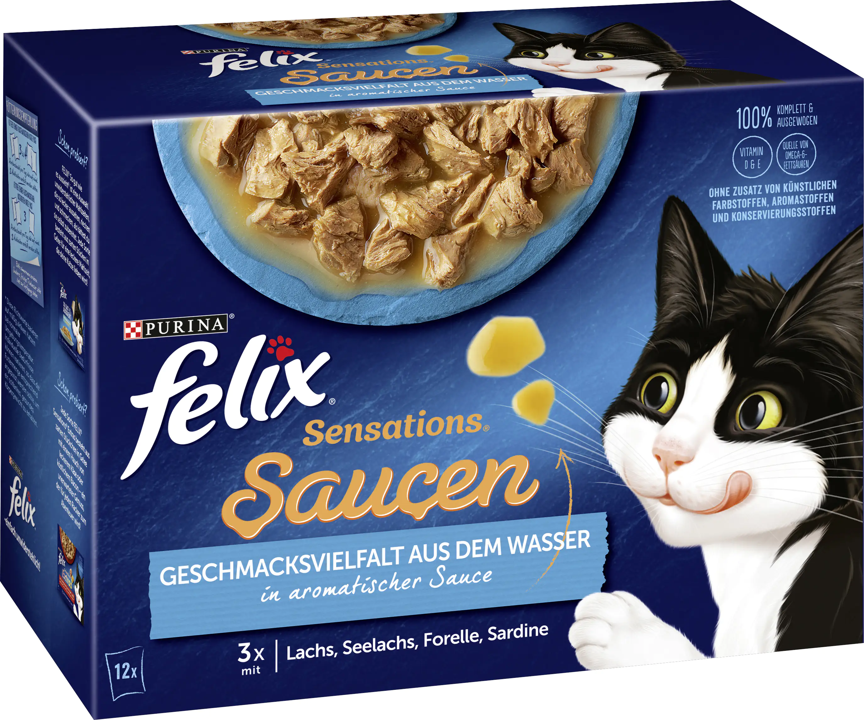 Felix Sensations Saucen Geschmacksvielfalt aus dem Wasser 12 x 85g