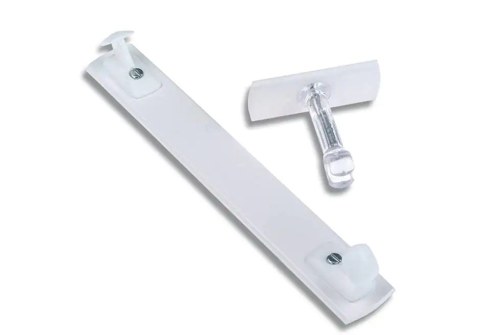 Gardinia Schnuraufwickler Wendestabhalter weiß