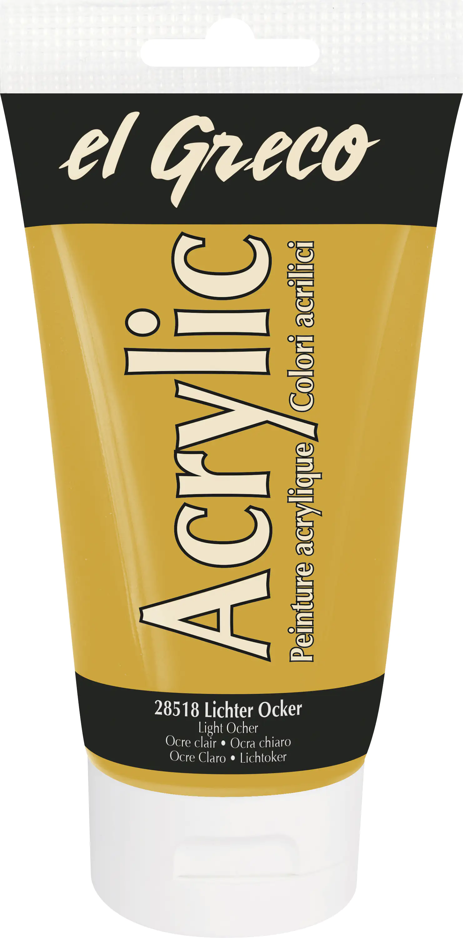4000798285180_1598881 Kreul el Greco Acrylic Tube lichter Ocker 150 ml