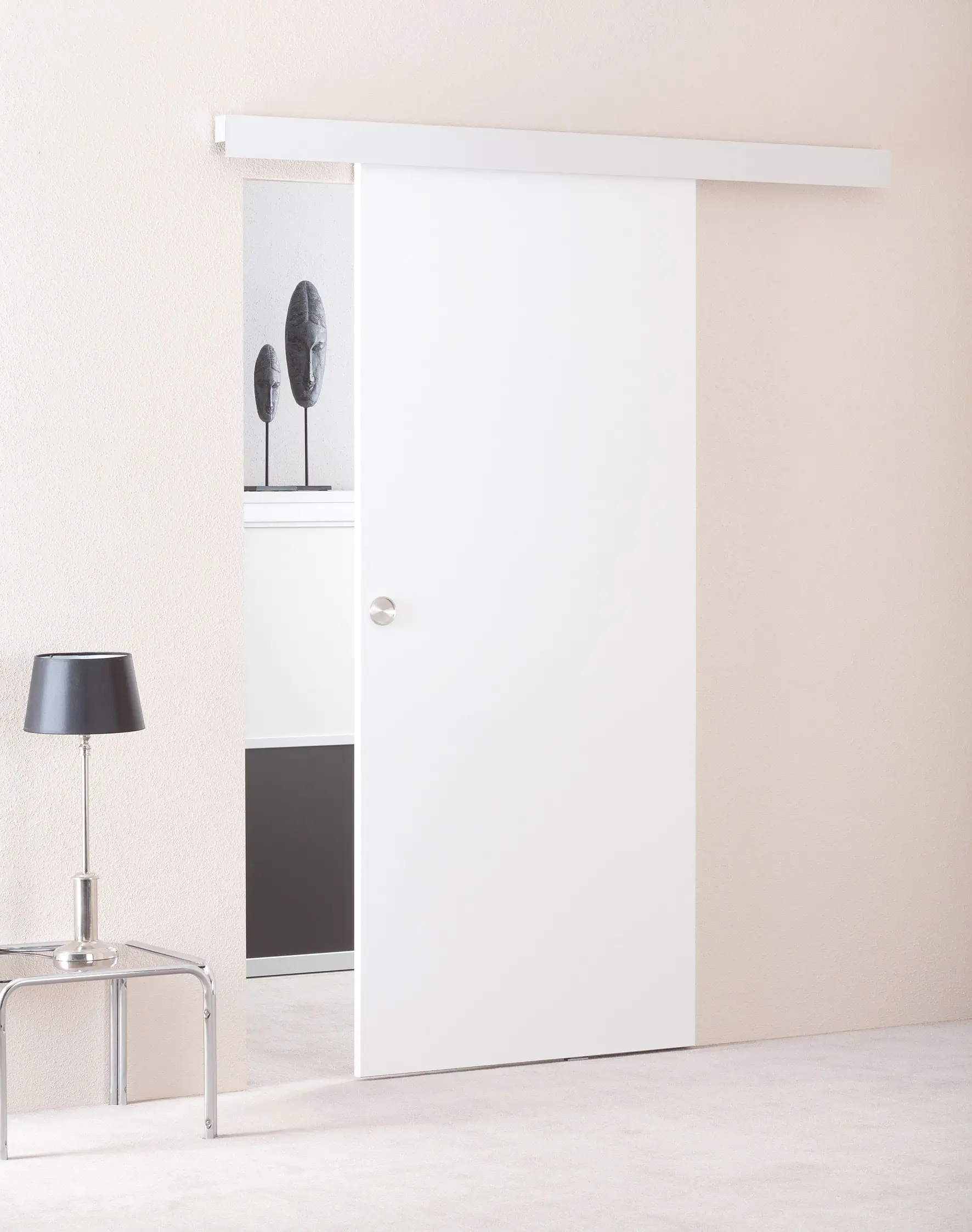 Borne Schiebetürblatt 205 x 95 cm Stärke 28 mm HDF hochglanz weiß lackiert