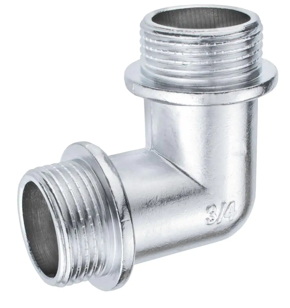 Cornat Winkel messing verchromt 3/4" Außengewinde