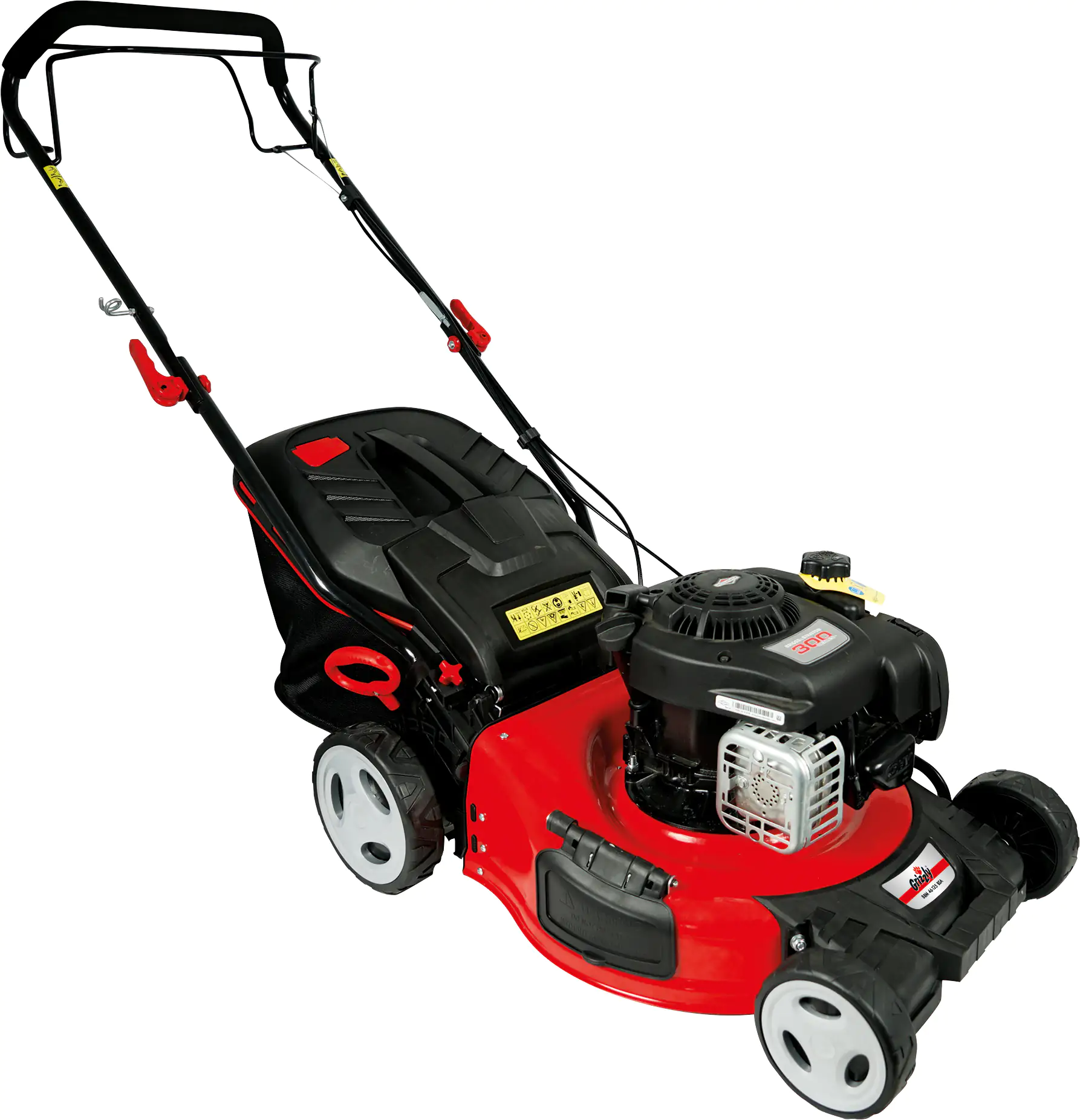 Grizzly Tools Benzinrasenmäher BRM 46125 BSA 46 cm Schnittbreite