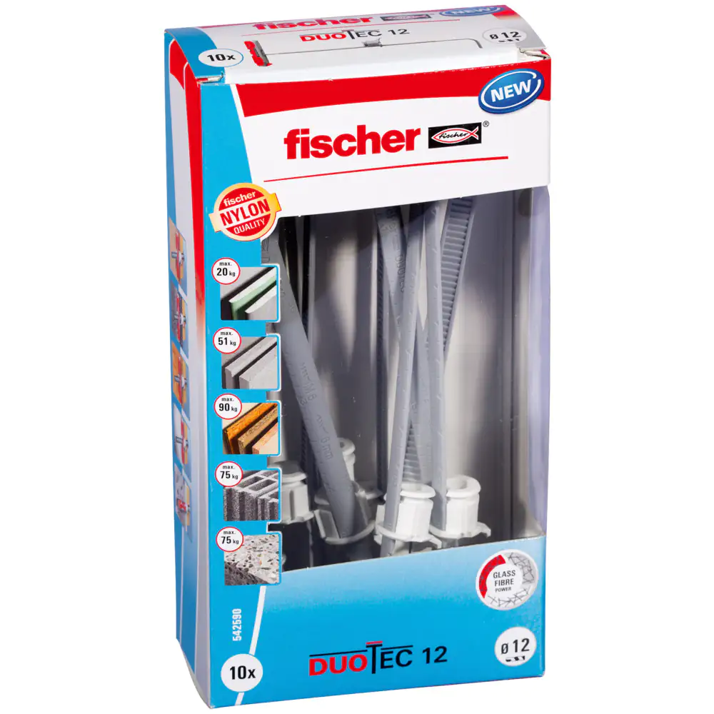 Fischer Kippdübel Duotec 12.0 x 60 mm - 10 Stück