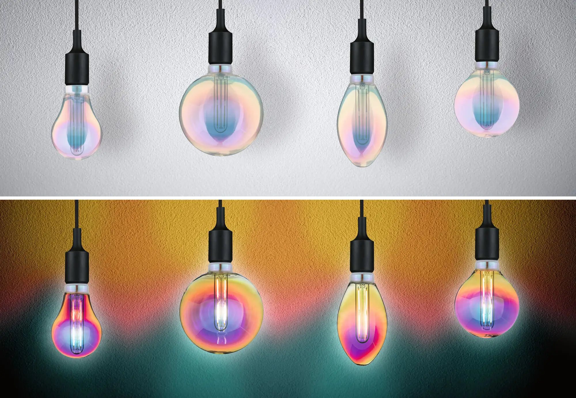 Paulmann LED Leuchtmittel Fantastic Colors G95 E27 dimmbar Globe G95