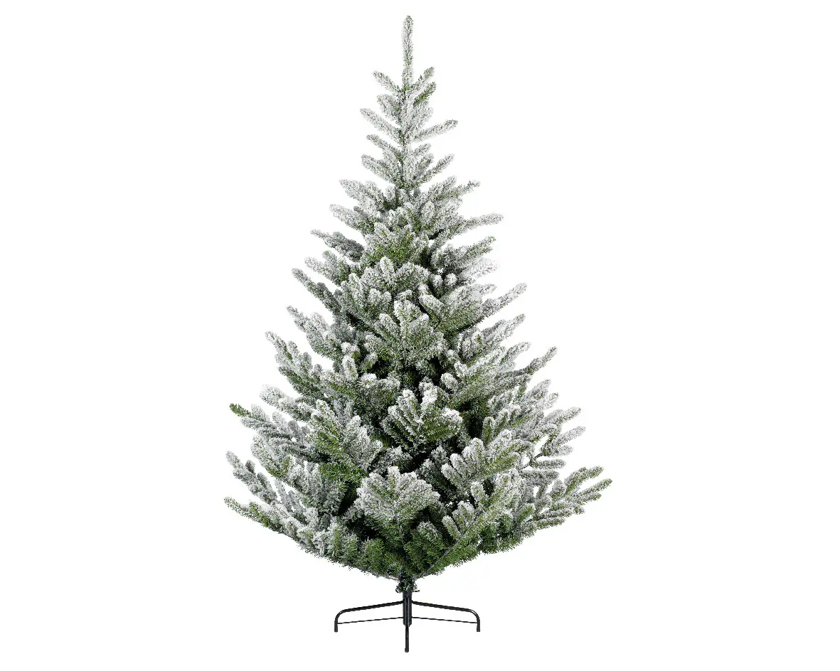 Kaemingk künstlicher Tannenbaum Liberty Spruce 210 cm Ø 160 cm, grün weiß