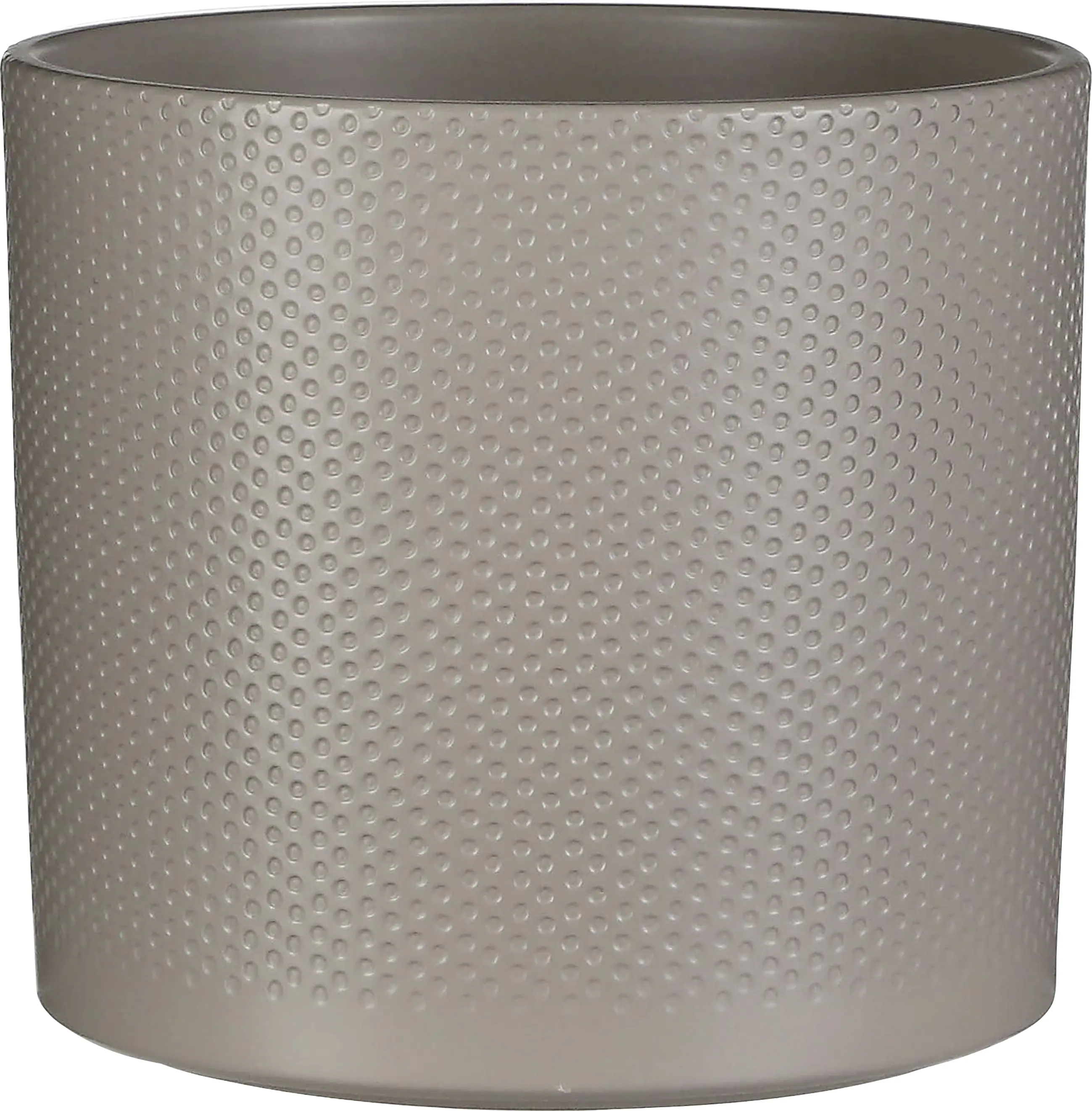 Mica Übertopf Era  Ø 23 x 21,5 cm taupe relief 