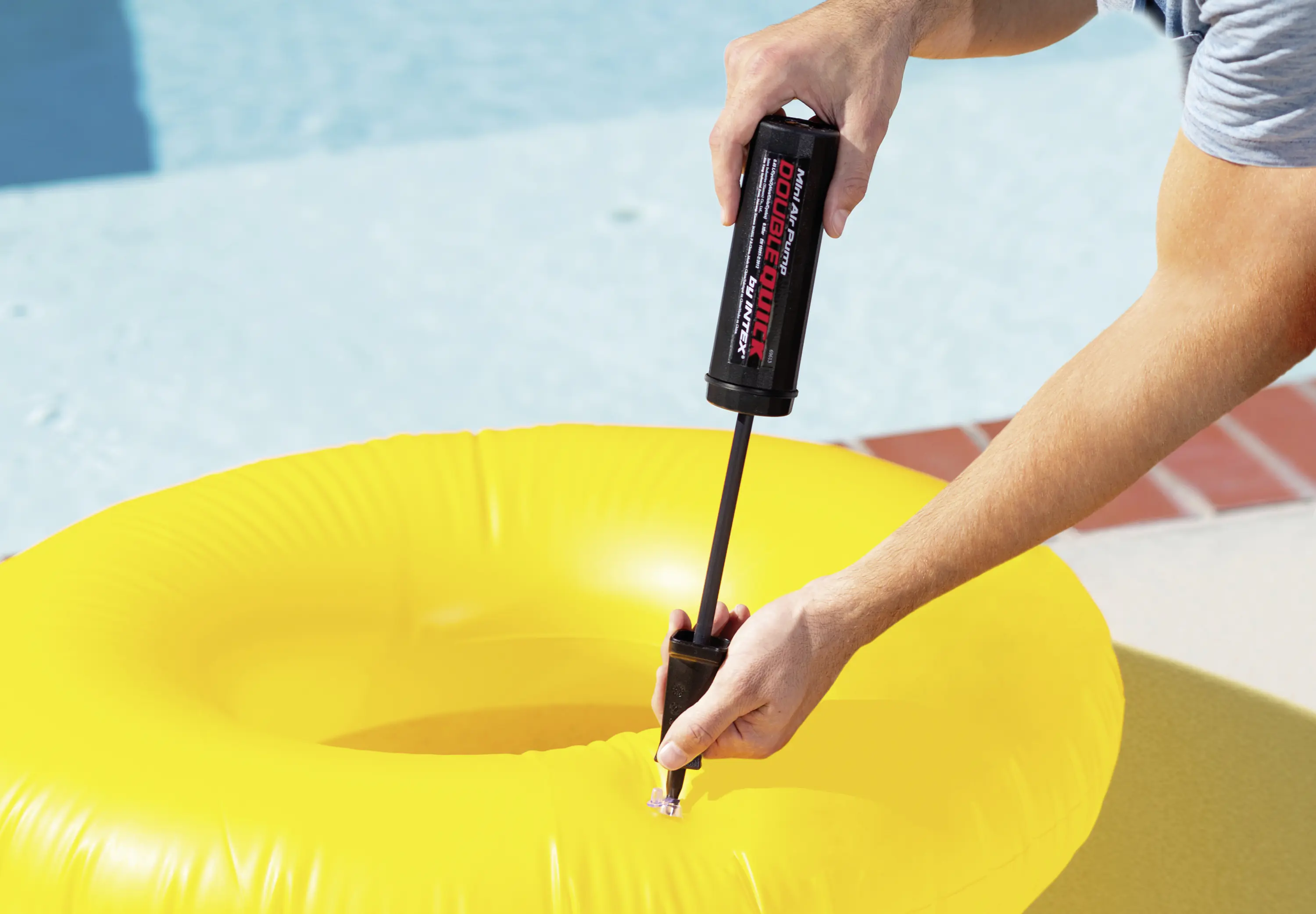 Intex Pumpe Double Quick Mini Hand Pump