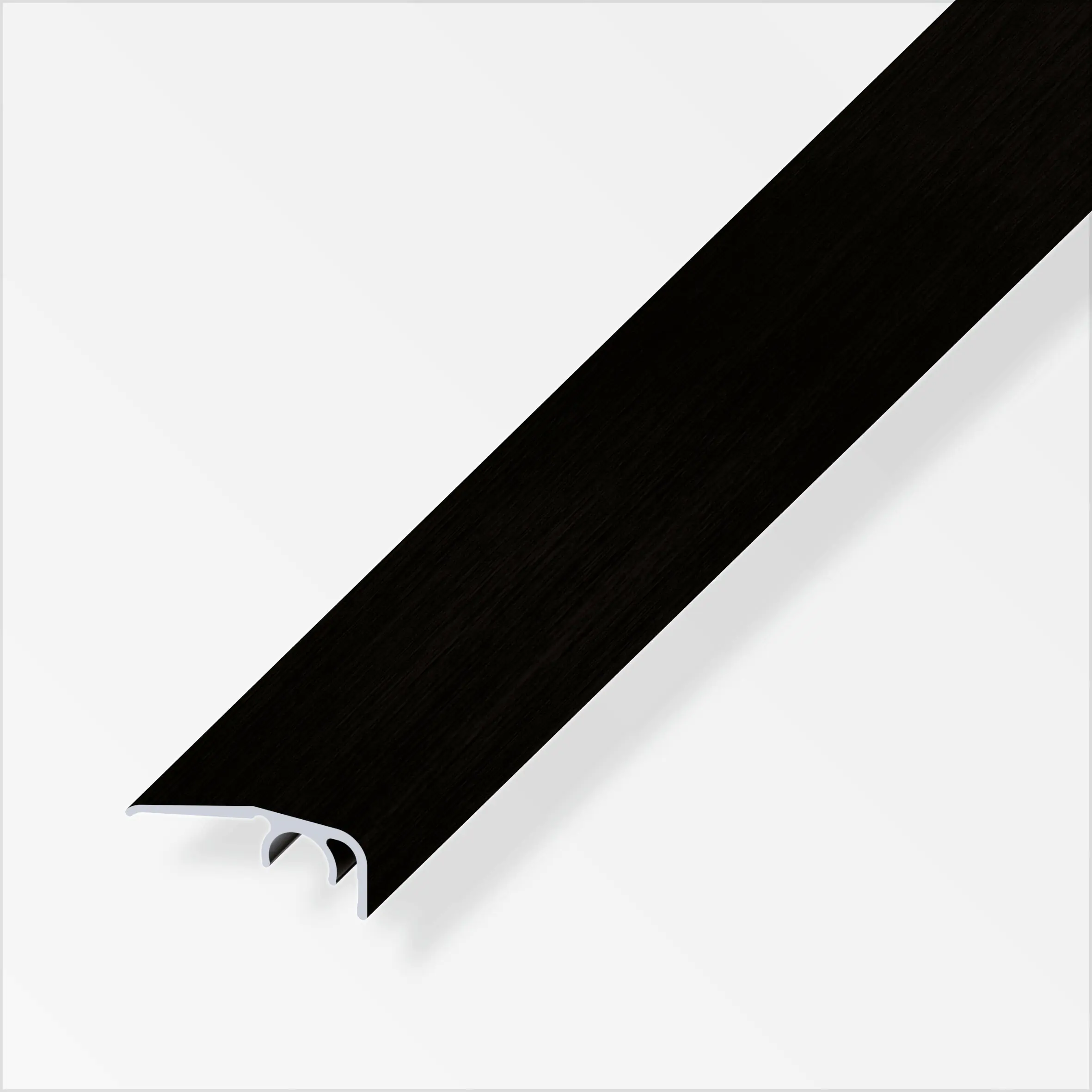 alfer Abschluss-Profil, 12,5 mm 2 m, 32 x 12.5 mm Alu eloxiert schwarz alfer Abschluss-Profil, 12,5 mm 2 m, 32 x 12.5 mm Alu eloxiert schwarz