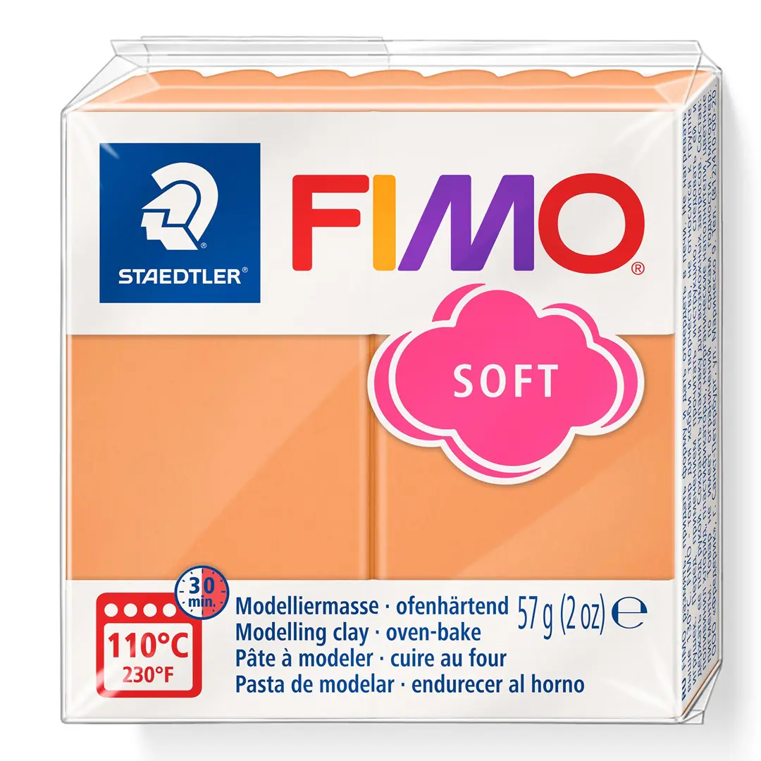 Fimo soft Modelliermasse papaya sorbet 57 g