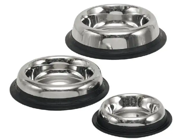 Nobby Edelstahlnapf ROYA L rutschfest 0,2 L