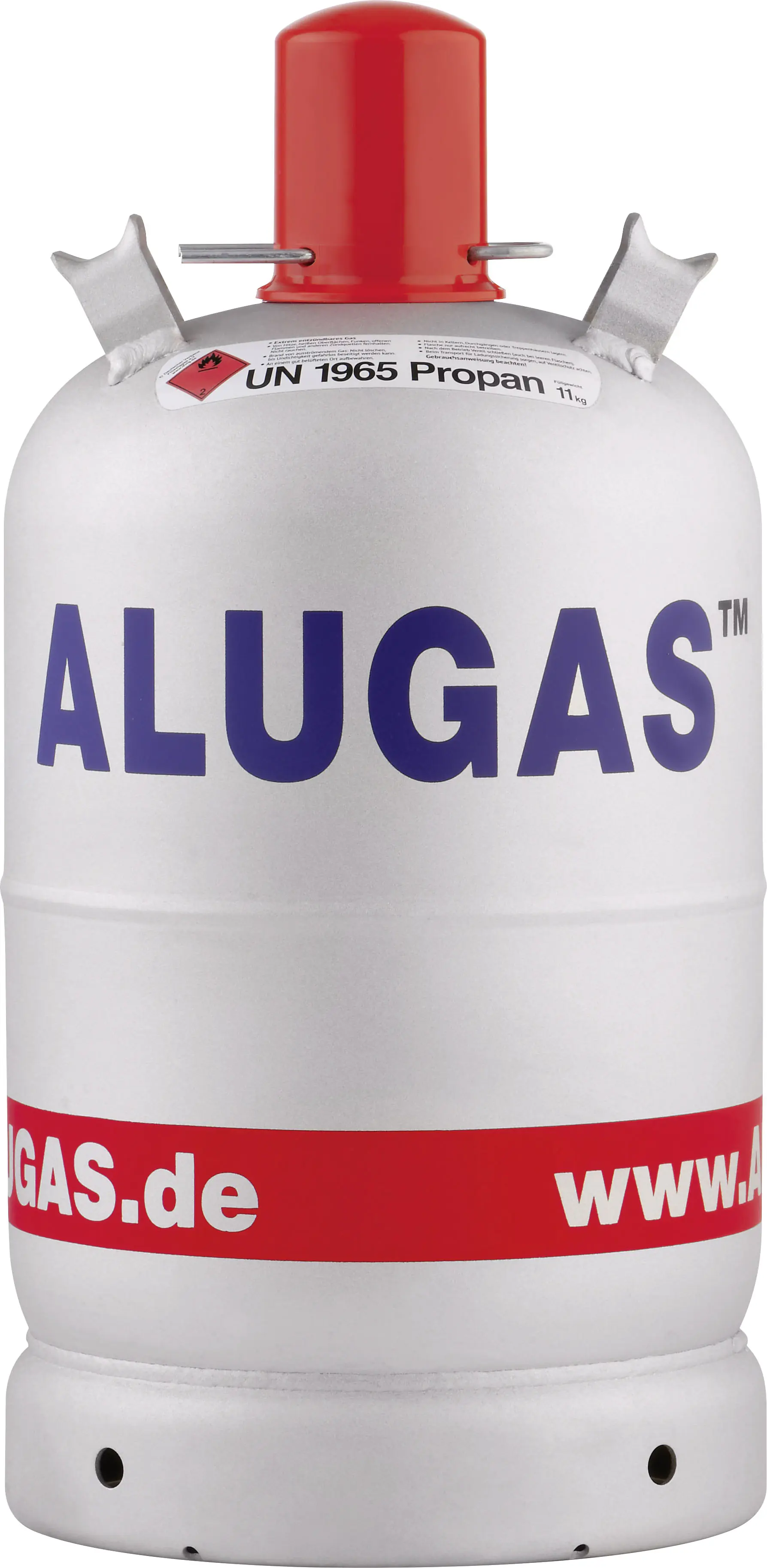 Tyczka Propan Alugas 11 kg grau Eigentumsflasche inkl. Füllung