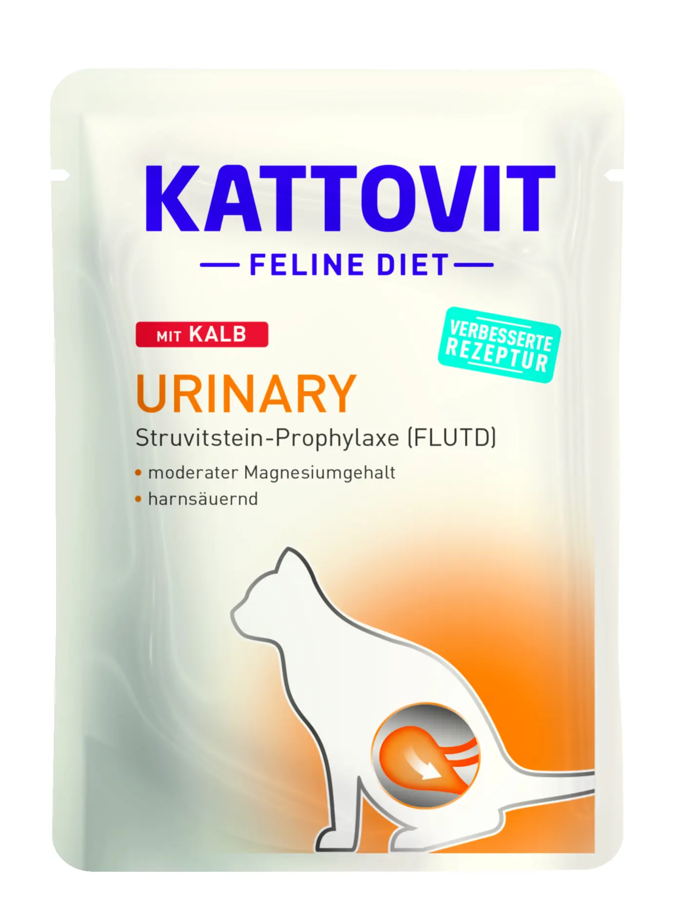 Kattovit Katzennassfutter Diet Urinary Kalb 85 g
