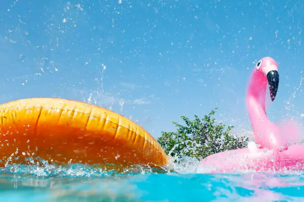 Pool im Garten