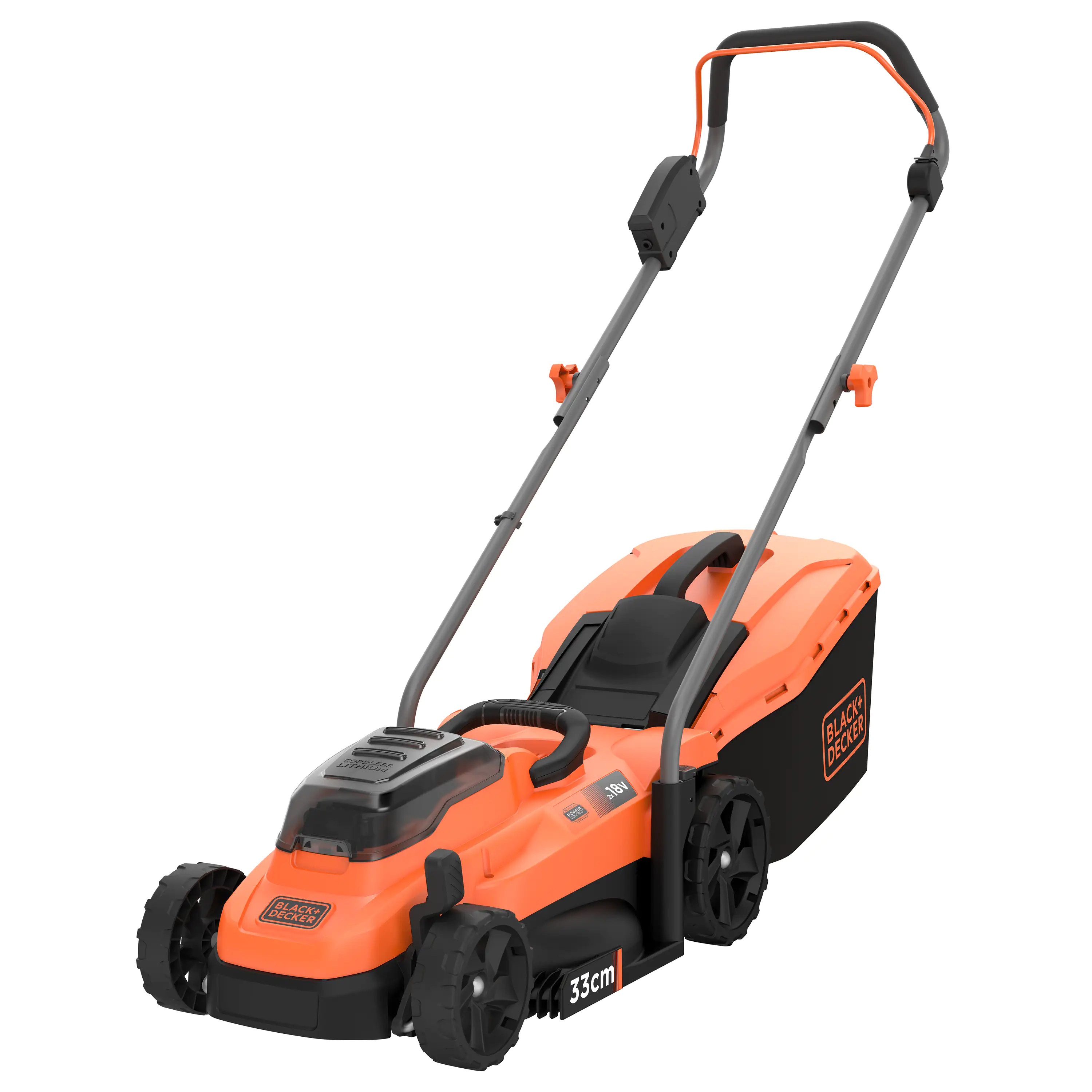 Black & Decker Akku Rasenmäher 2x18 V / 4 Ah, 33 cm Schnittbreite Black & Decker Akku Rasenmäher 2x18 V / 4 Ah, 33 cm Schnittbreite