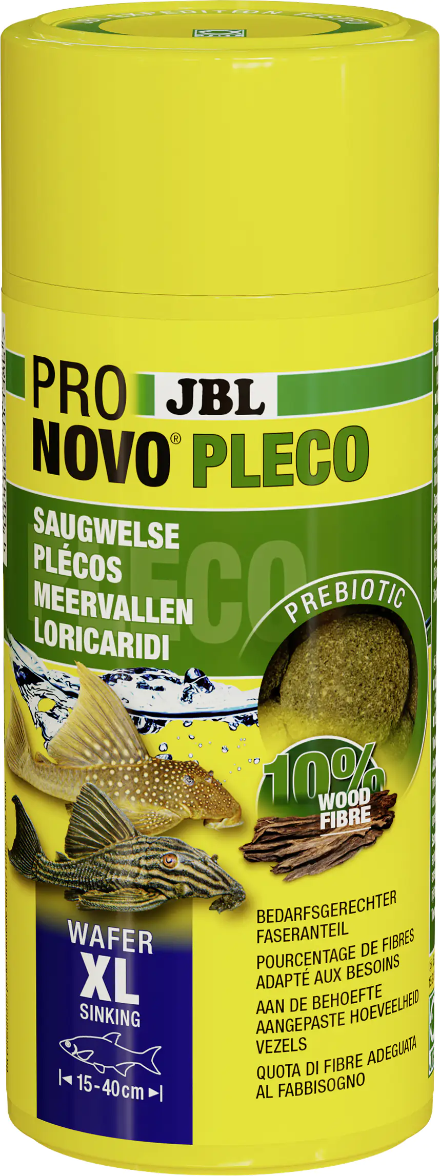 JBL Fischfutter Pronovo Pleco Wafer XL Fischfuttertabletten 250 ml JBL Fischfutter Pronovo Pleco Wafer XL Fischfuttertabletten 250 ml