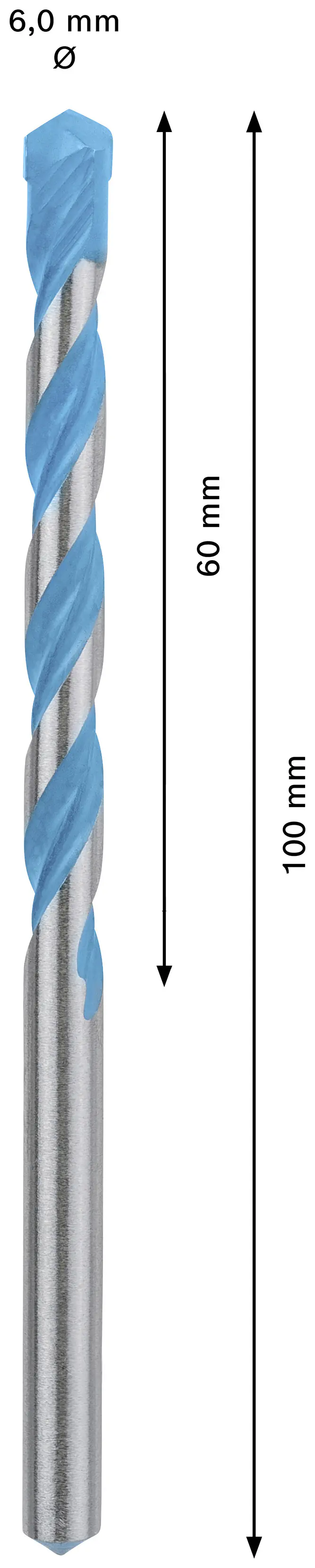 Bosch Expert CYL-9 Rundschaftbohrer Ø 6 mm Bosch Expert CYL-9 Rundschaftbohrer Ø 6 mm