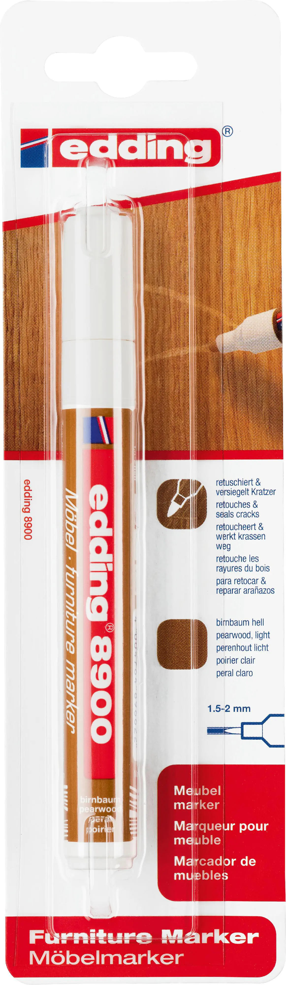 Edding 8900 Möbelmarker birnbaum hell