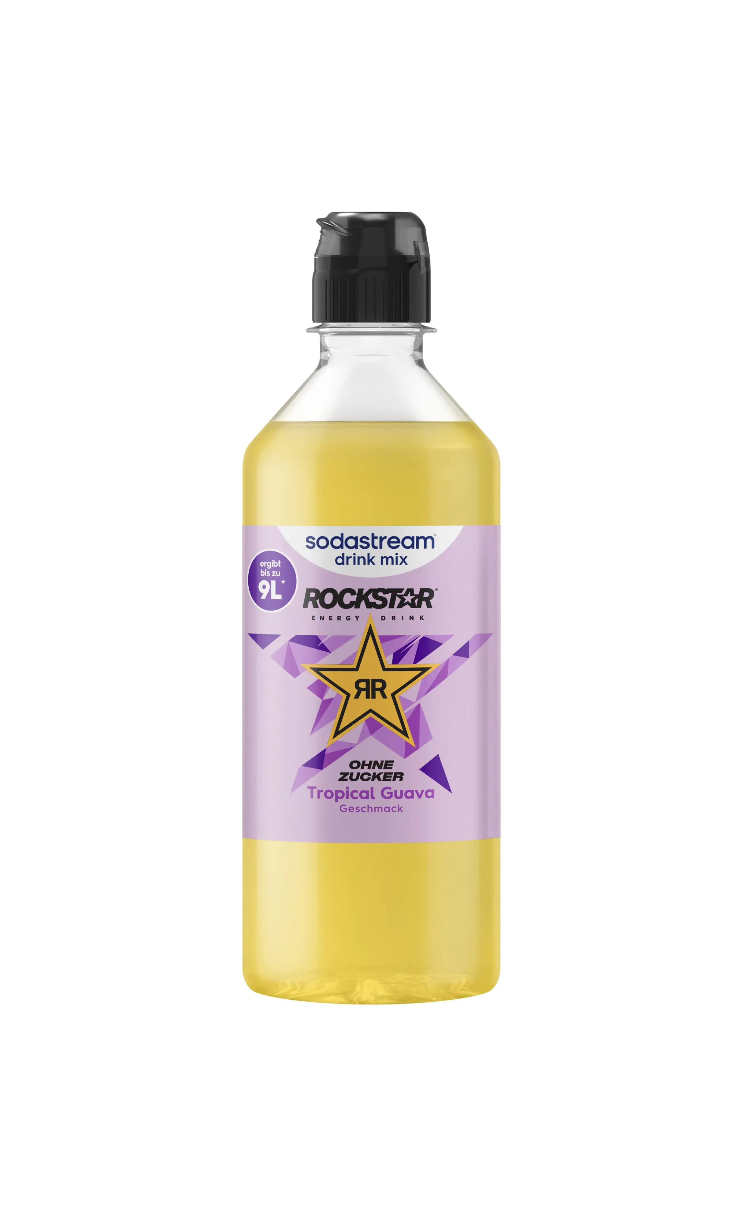 Sodastream Drink Mix Sirup Rockstar Energy Drink Guava Zero 440 ml