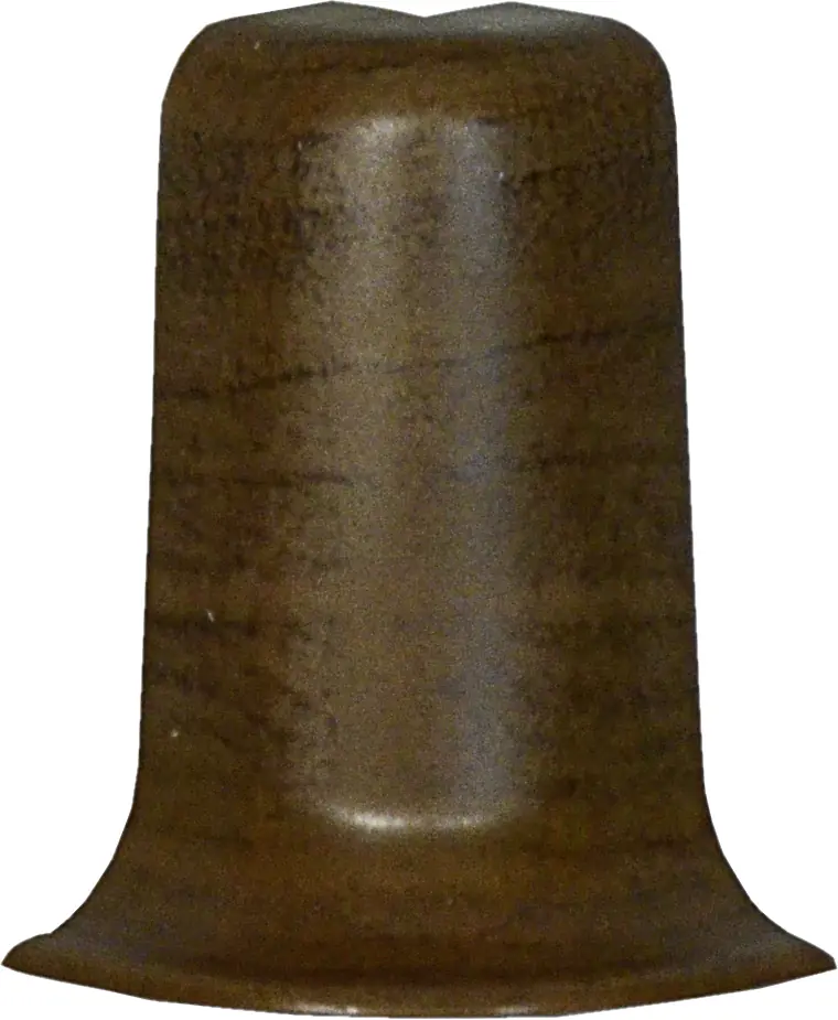 Außeneck für Kunststoffleiste KU.050 nussbaum