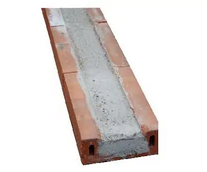 Ziegelsturz 17,5 x 7,1 x 125 cm