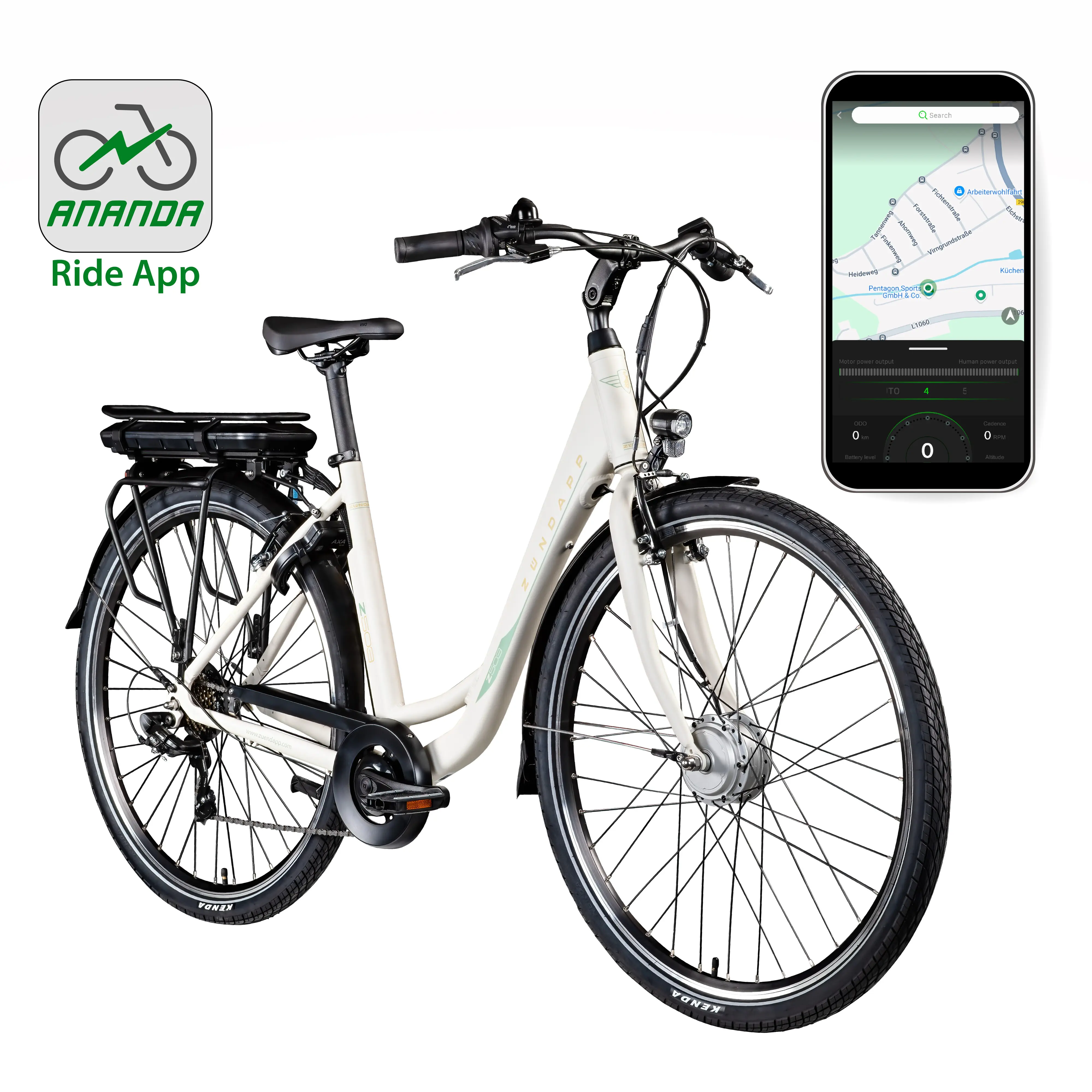 Zündapp E-Bike Z503 City 26 Zoll 7-Gang 522 Wh antique white Zündapp E-Bike Z503 City 26 Zoll 7-Gang 522 Wh antique white