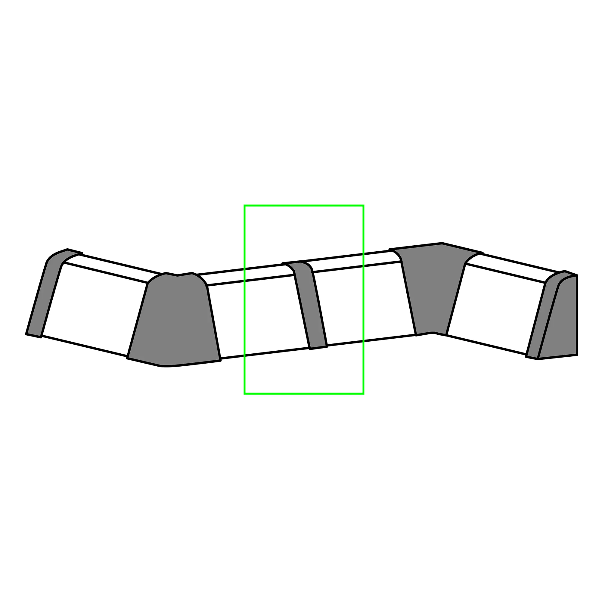 Neuhofer Zwischenstück für Fußleiste eiche