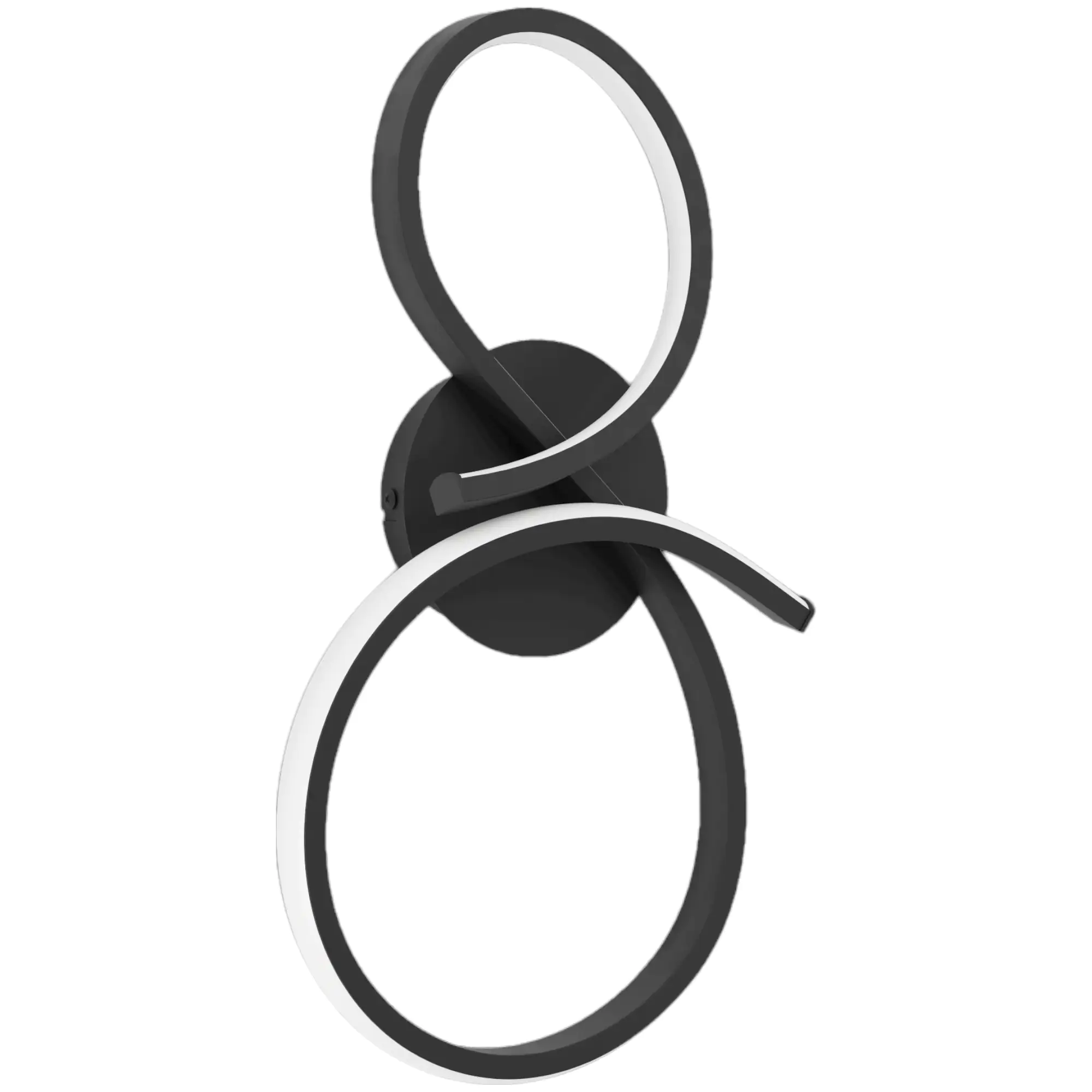 Eglo LED Wandleuchte Serpins schwarz 40 x 20,5 cm