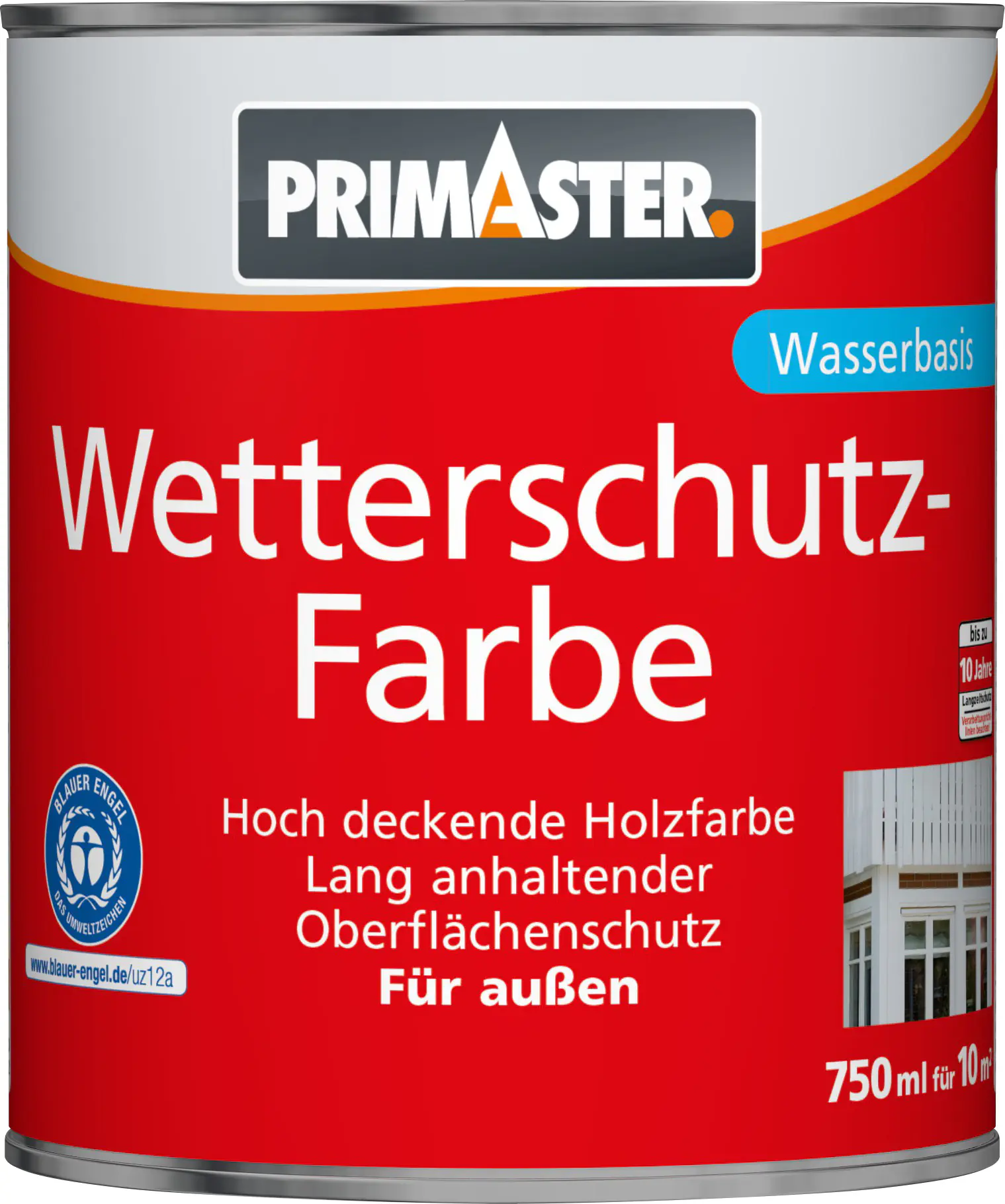 Primaster Wetterschutzfarbe 750 ml schwedenrot Primaster Wetterschutzfarbe 750 ml schwedenrot
