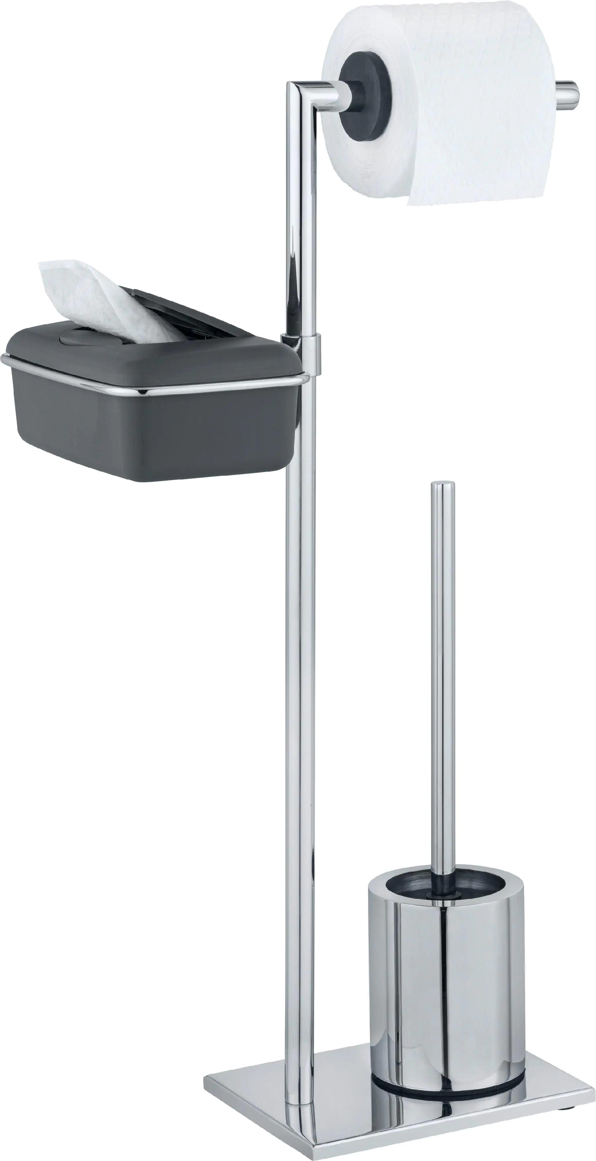 Wenko Toilettenbürstenhalter chrom Donori mit Box