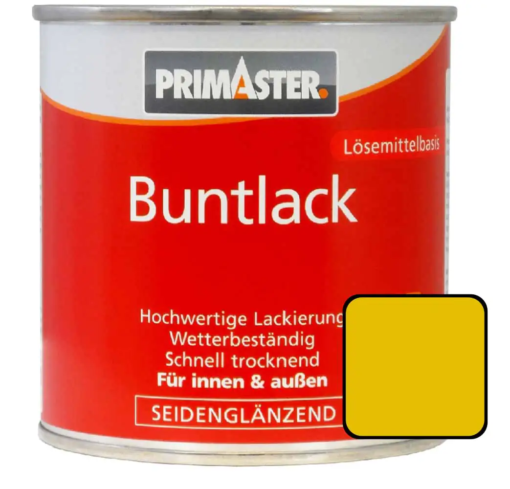 Primaster Buntlack RAL 1003 125 ml signalgelb seidenglänzend Primaster Buntlack RAL 1003 125 ml signalgelb seidenglänzend