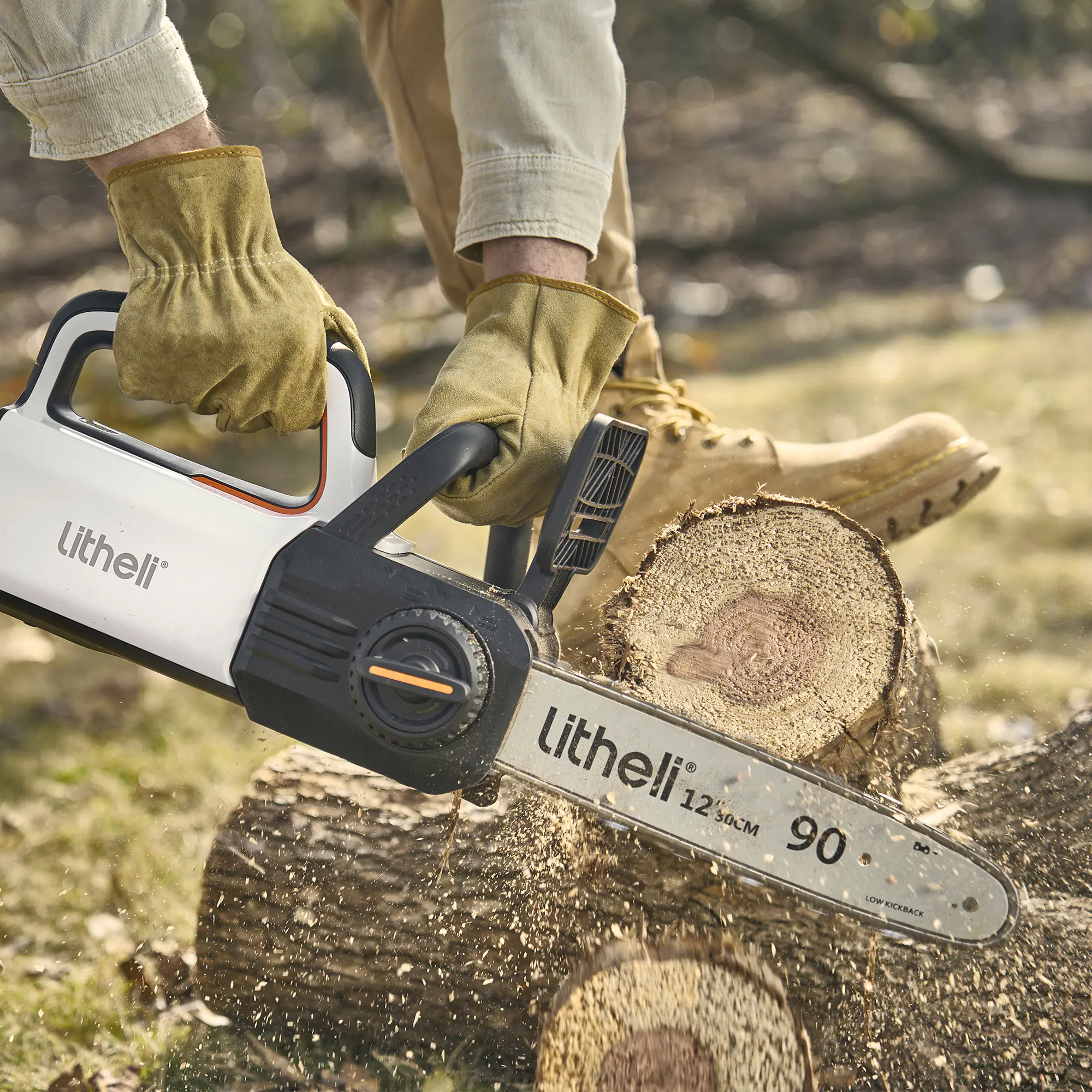 Litheli Akku-Kettensäge U20 Mono 30,5 cm Schwertlänge ohne Akkus