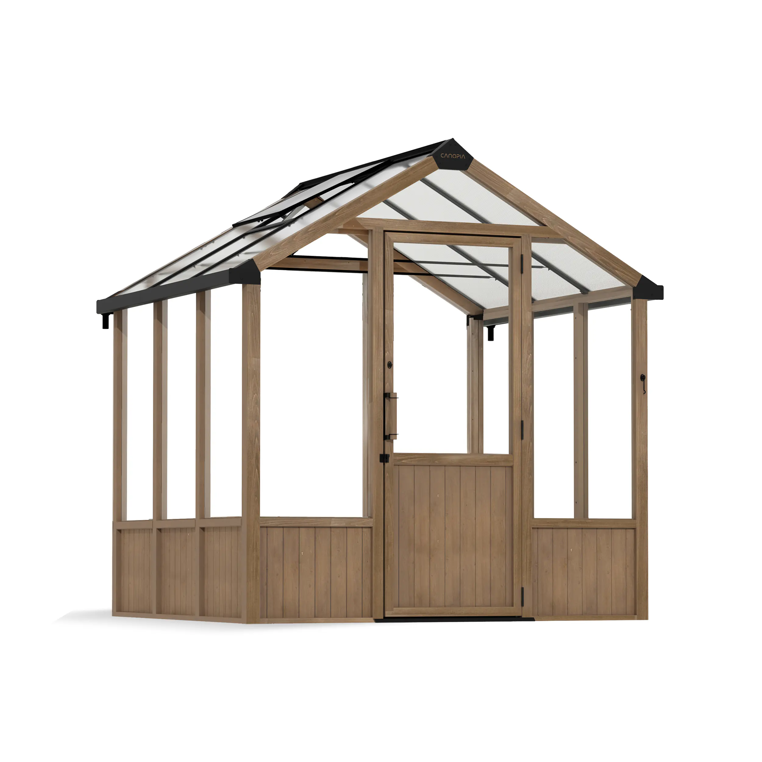 Canopia Gewächshaus Natura 8x7 braun 237,4 x 226 cm
