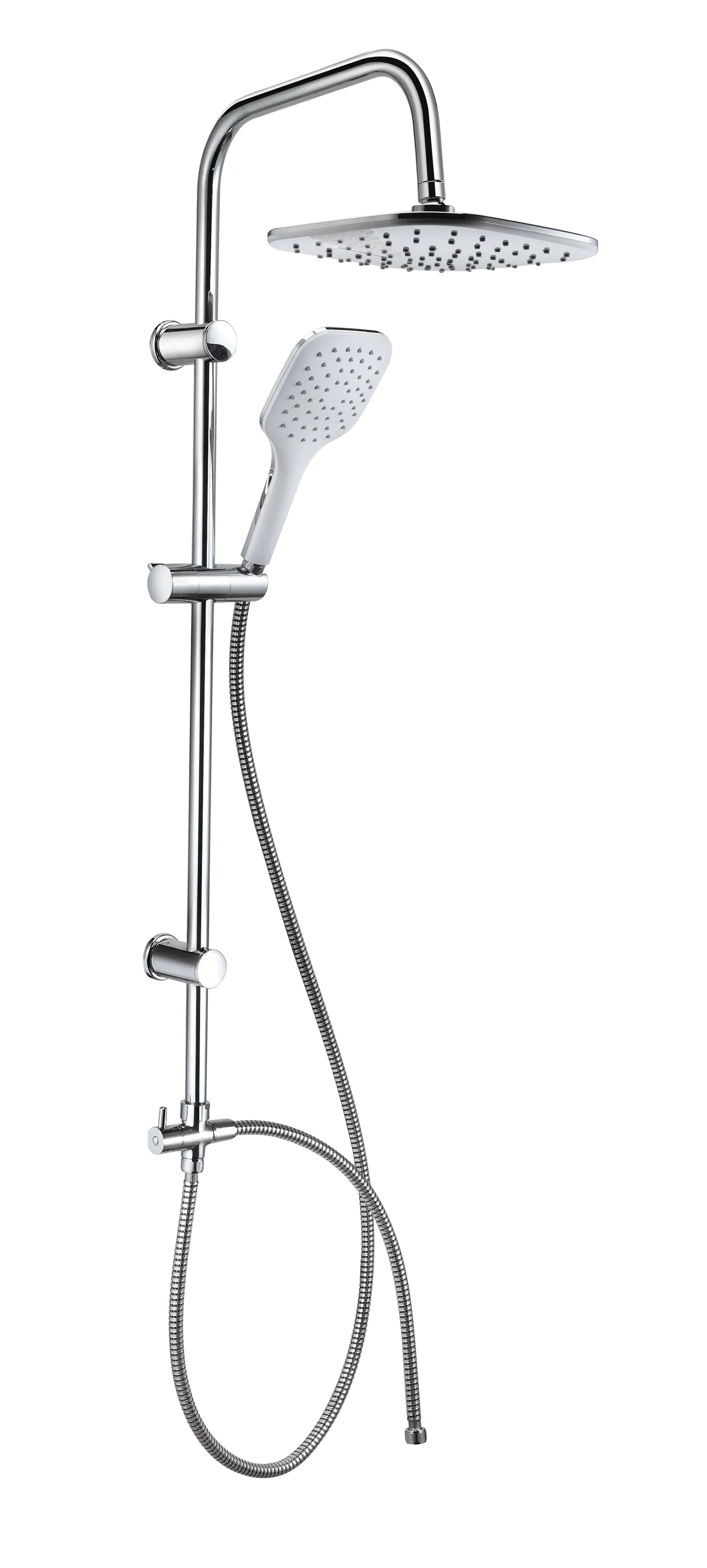 TrendLine Duschsystem Quattro White chrom TrendLine Duschsystem Quattro White chrom