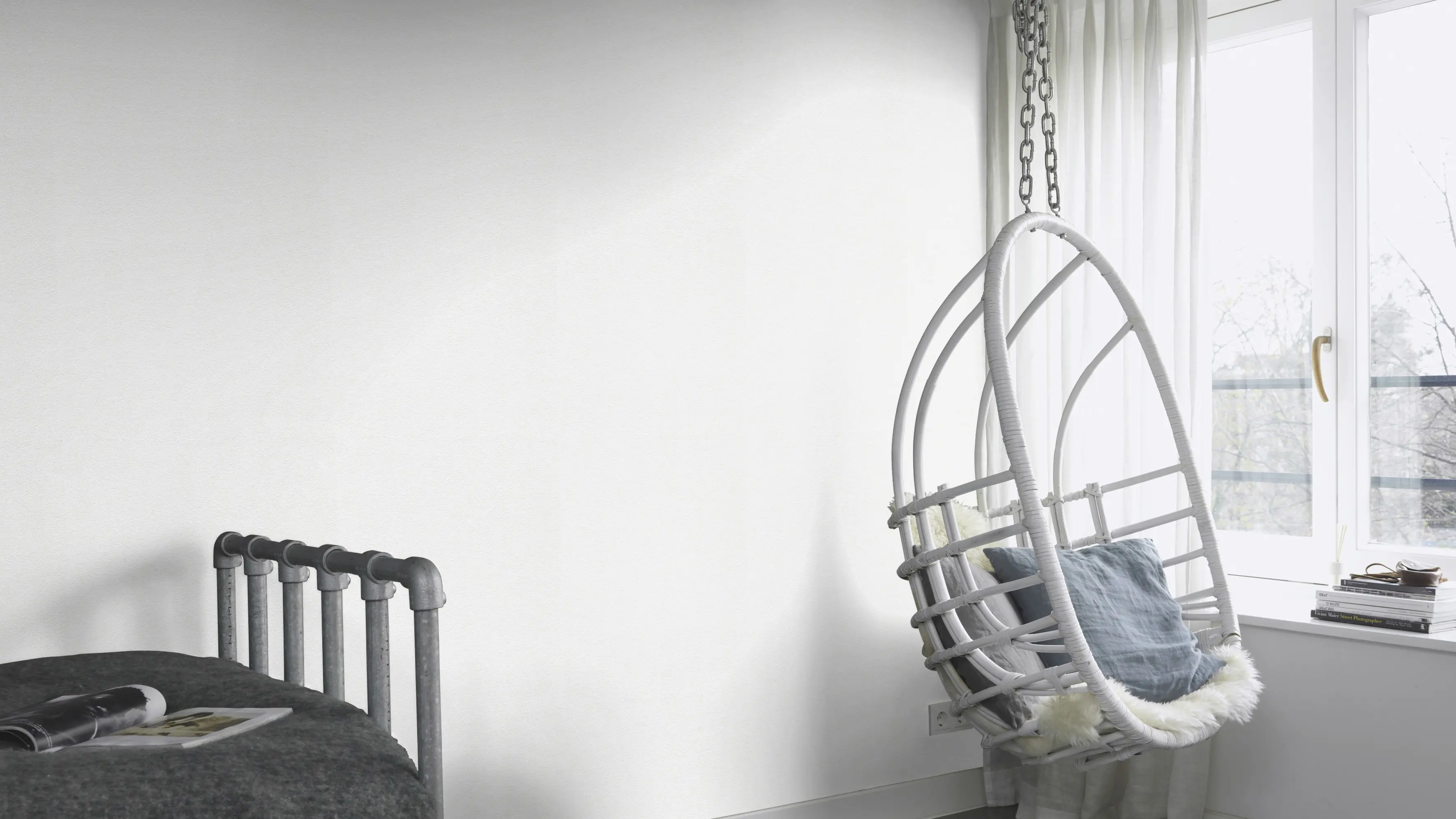 Rasch Vliestapete 817041 Wallton uni feine punktstruktur 10,05 x 0,53 m