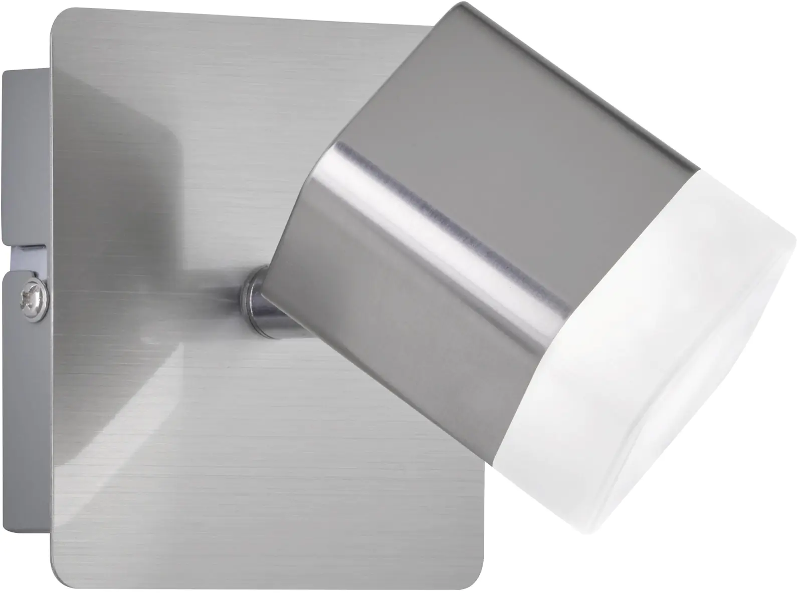 Reality Leuchten 1er LED Spot Roubaix weiß, nickel matt