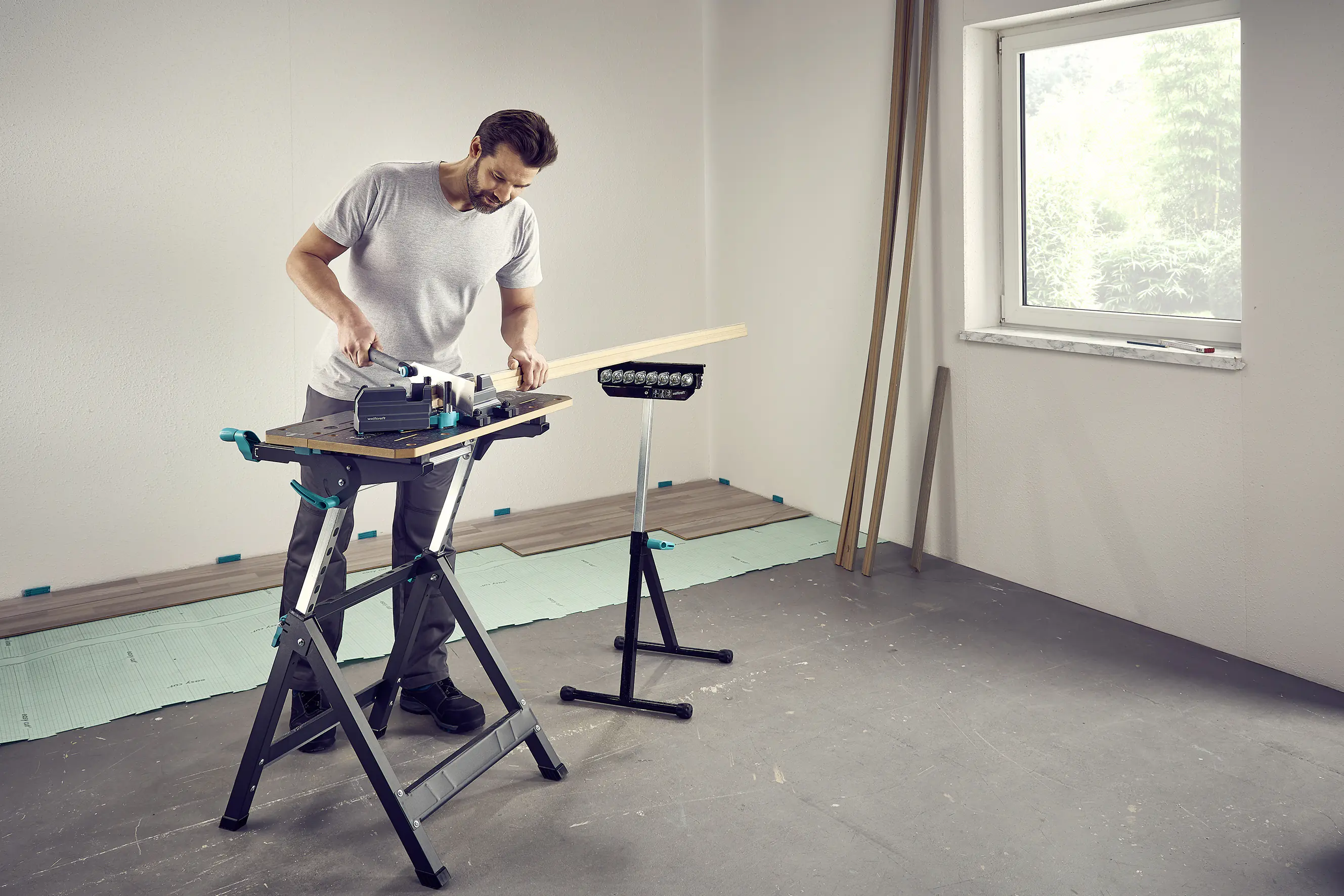 Wolfcraft Maschinen- und Spanntisch Master 750 Ergo höhenverstellbar Wolfcraft Maschinen- und Spanntisch Master 750 Ergo höhenverstellbar