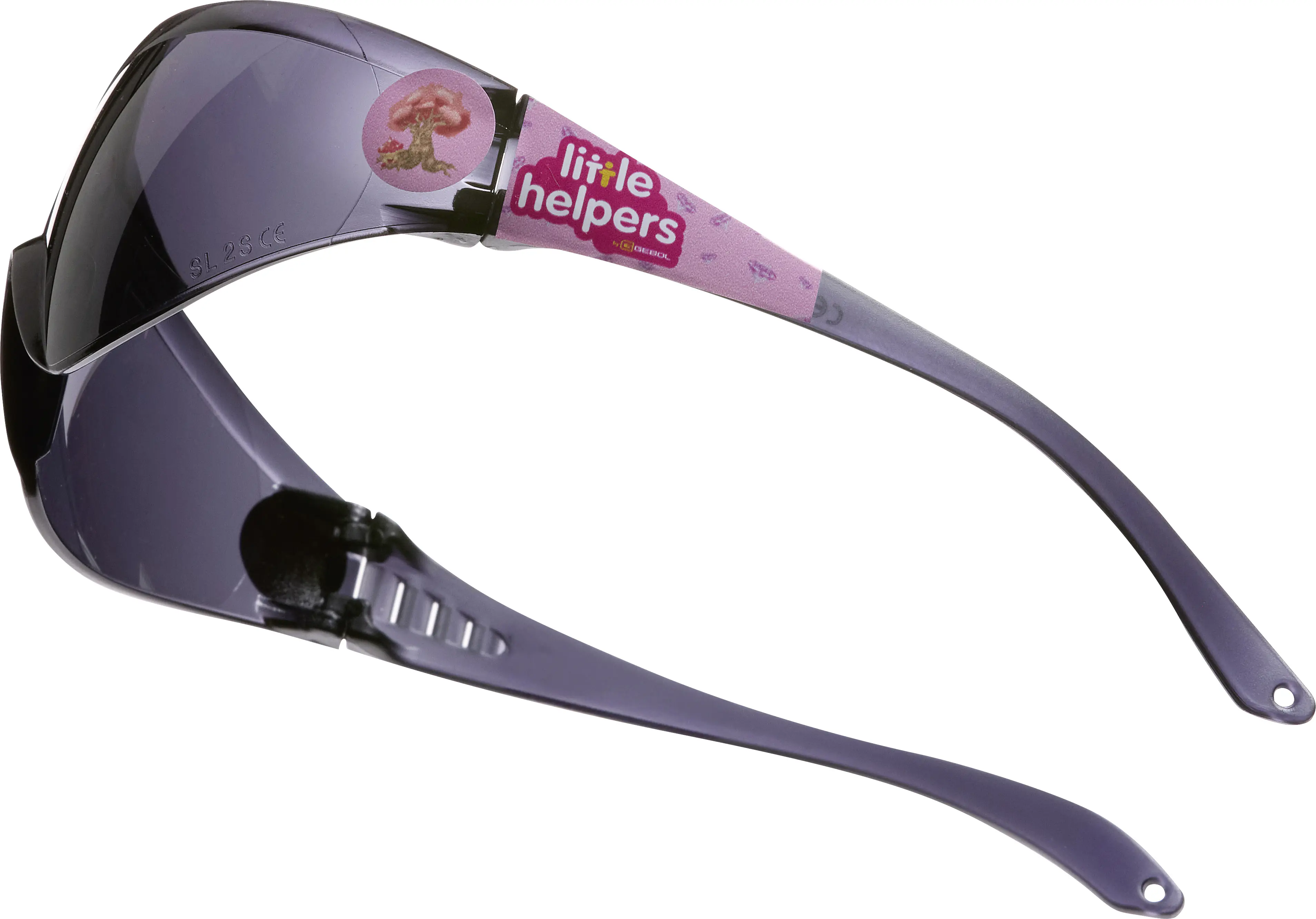 Gebol Schutzbrille Little Helpers Märchenwald pink getönt