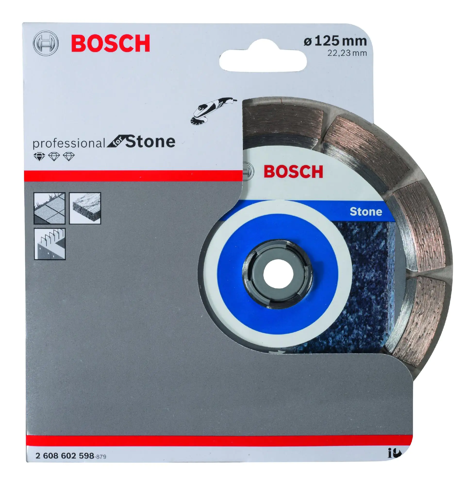 Bosch Diamant Trennscheibe Ø 125 Bohrung 22,23 mm