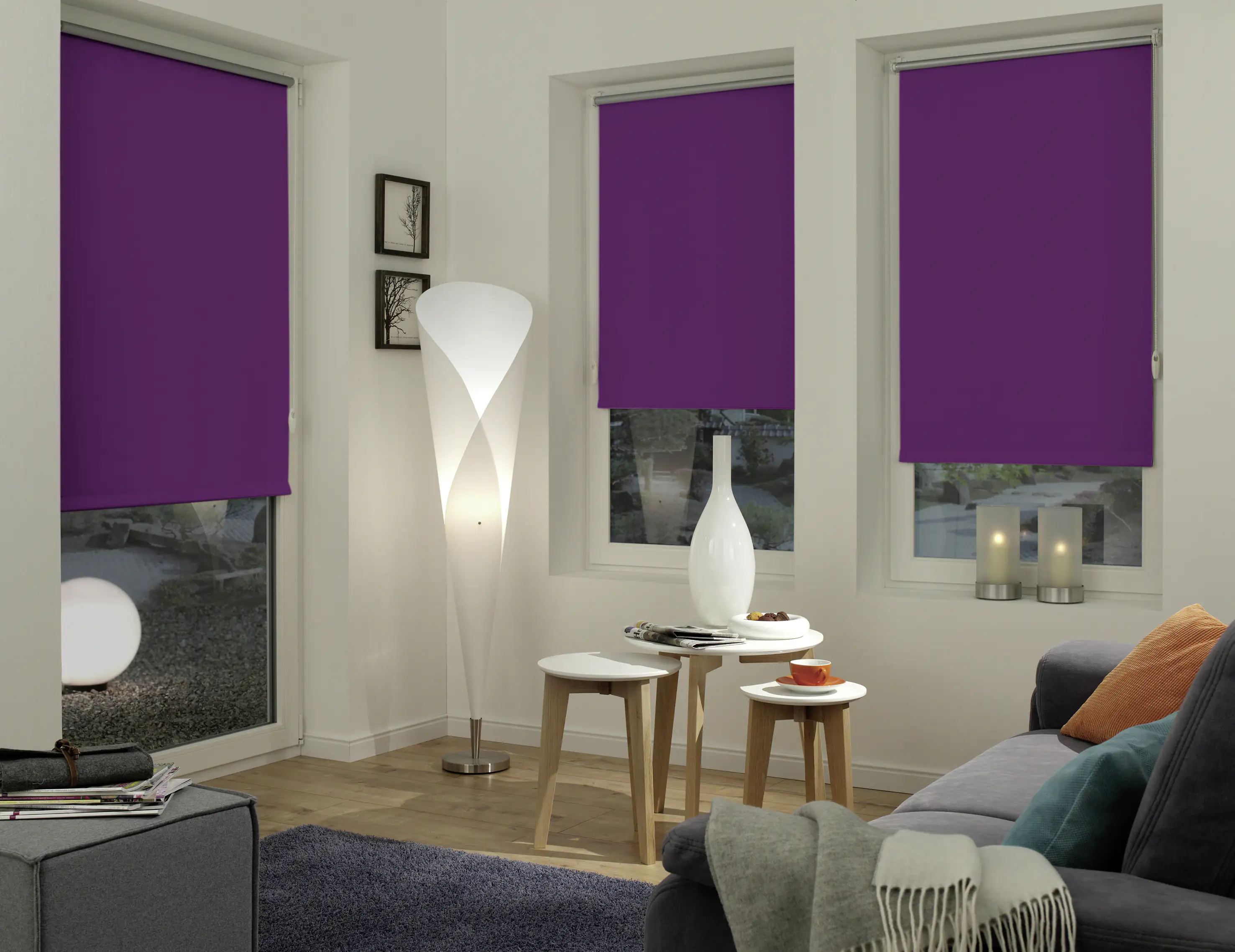 Gardinia EasyFix Thermo Rollo lila, 75 x 150 cm